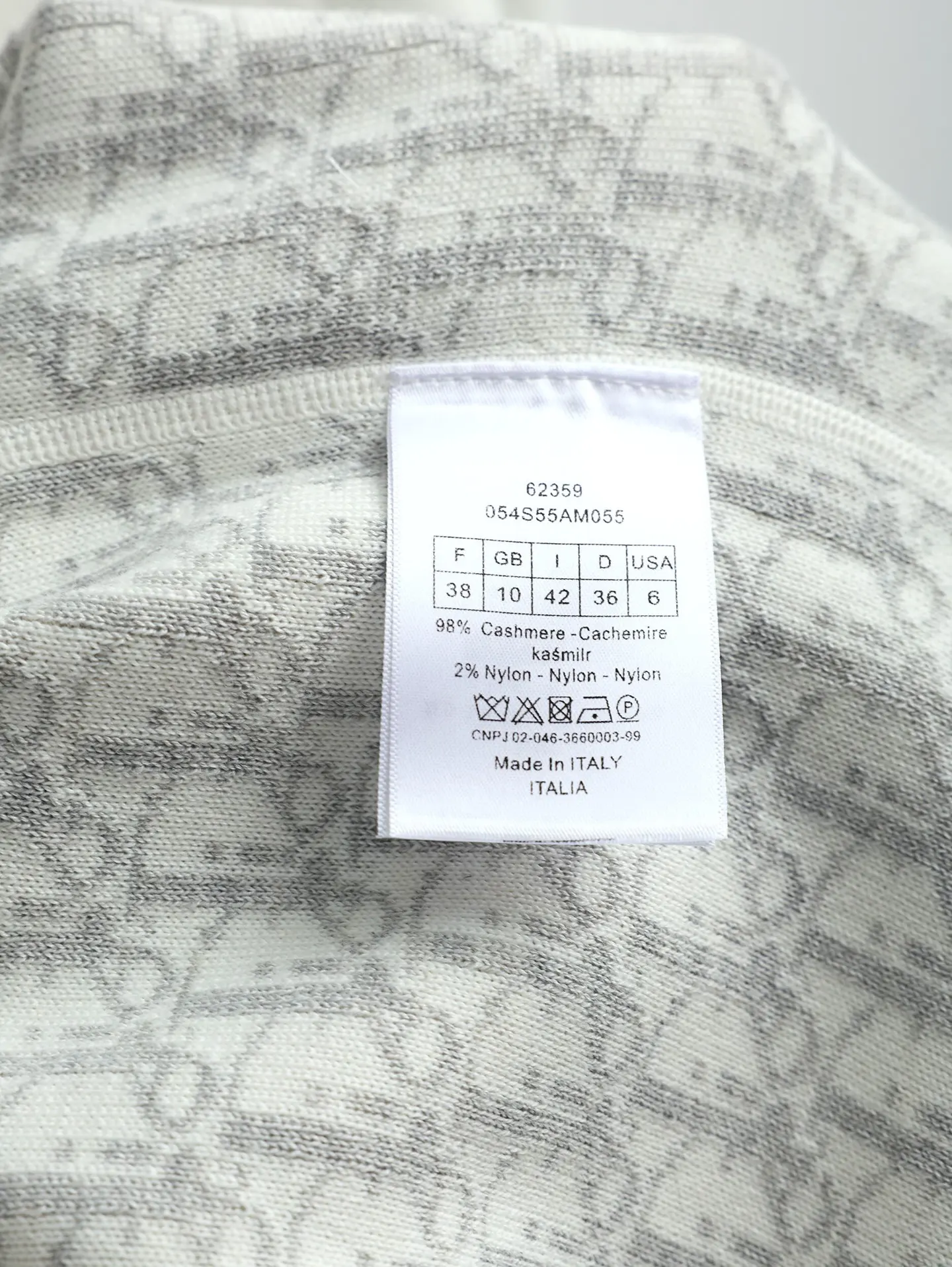 Oblique Lining Zip-Up Hooded Sweatshirt D34520600 — view 10