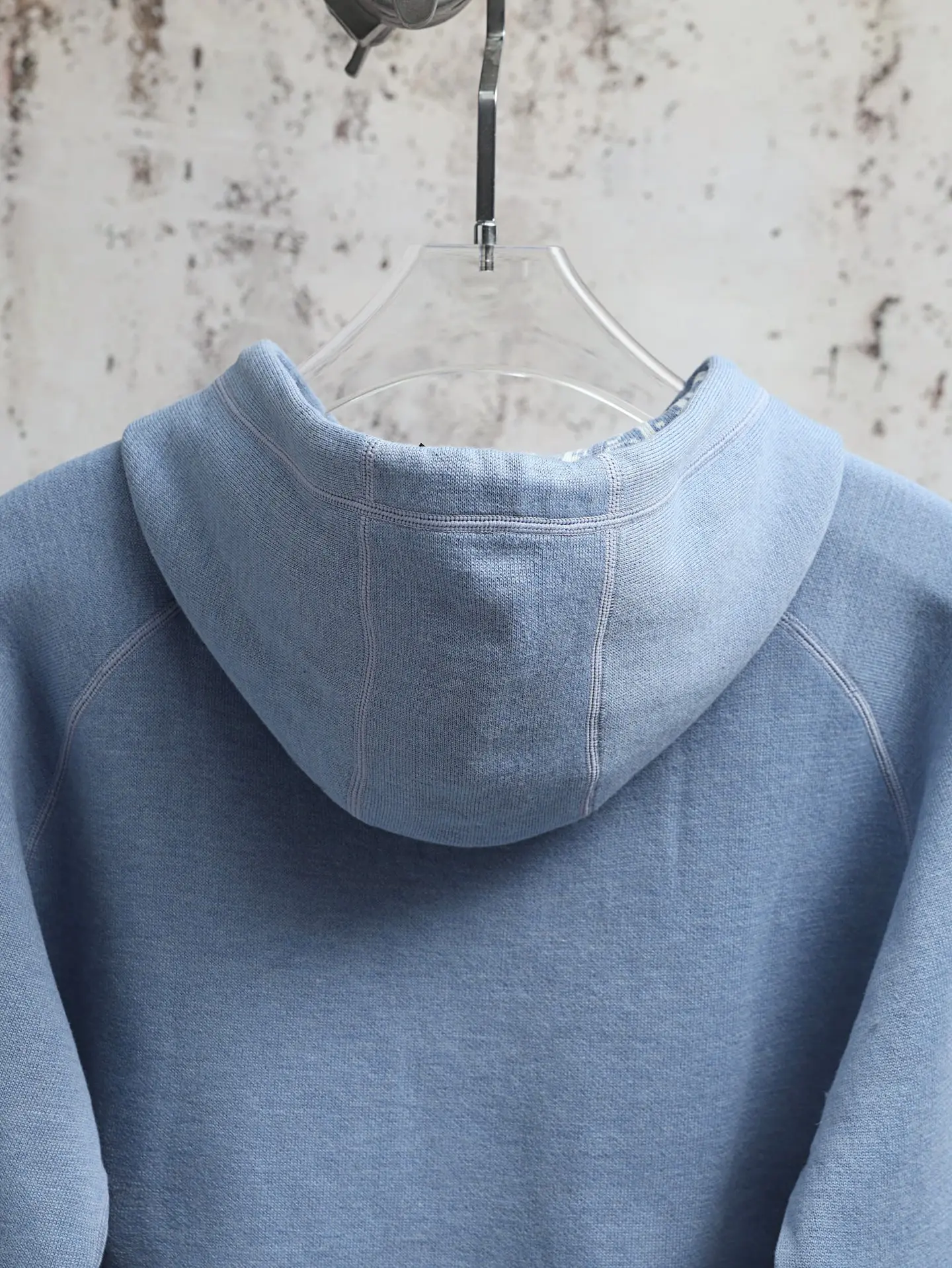 Oblique Lining Zip-Up Hooded Sweatshirt D34520599 — view 8
