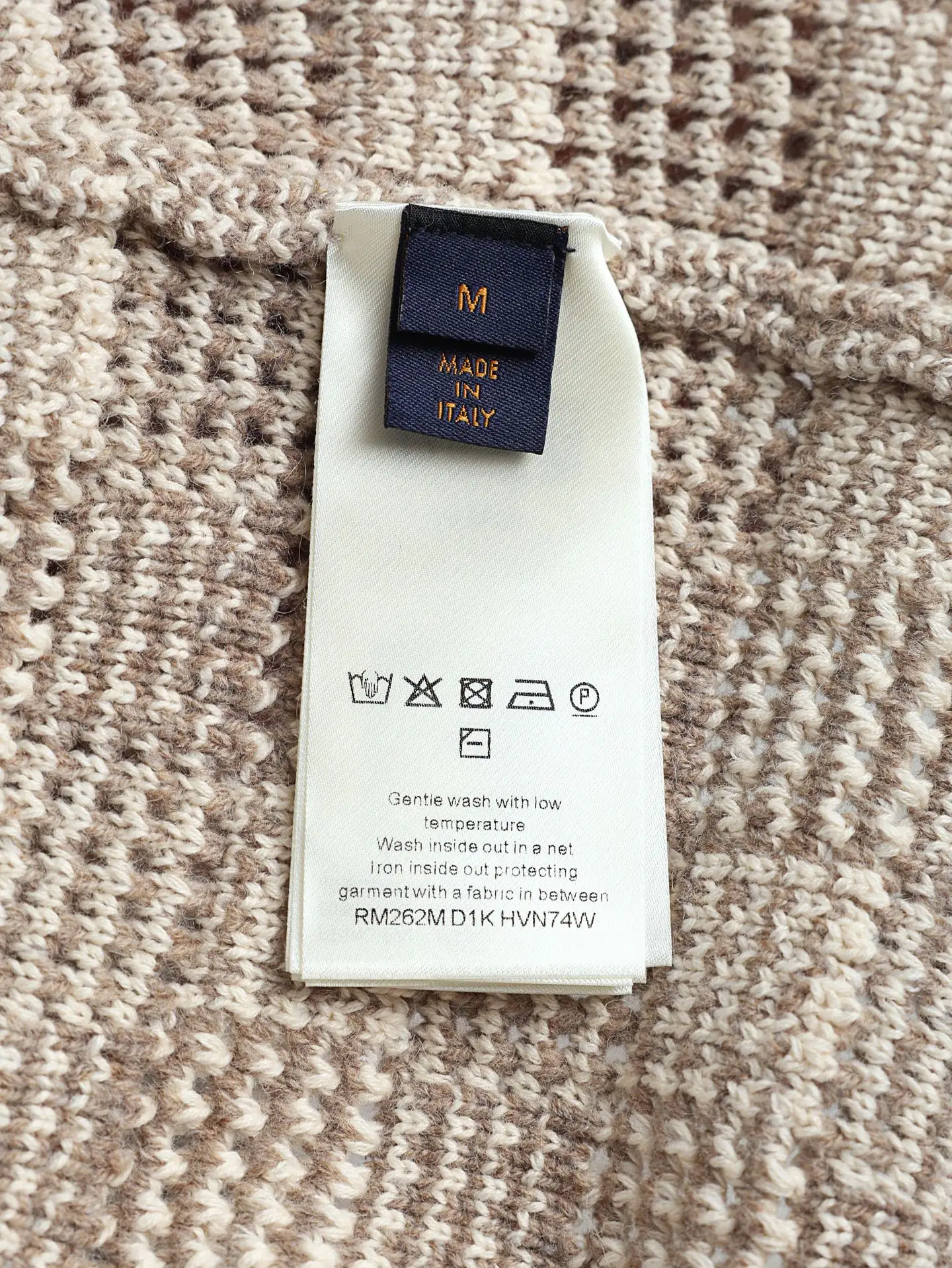 Damier Crochet Knit Cardigan D34520590 — view 9