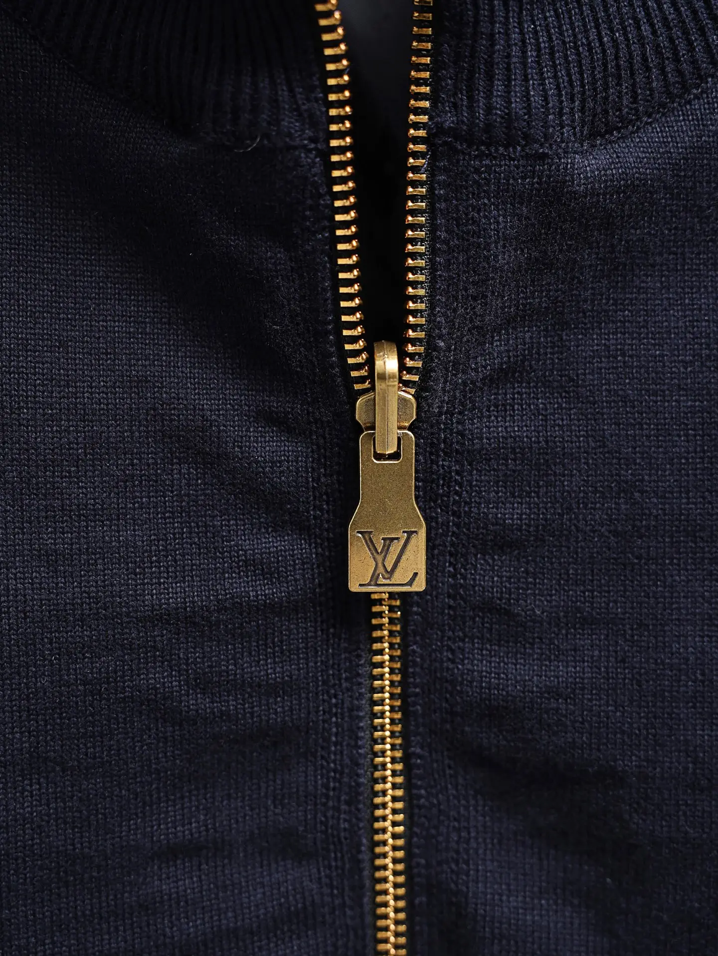 Reversible Monogram Mixed-Media Zip-Up Sweatshirt D38020634 — view 4