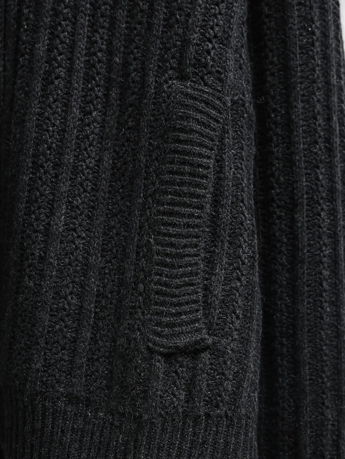 Shearling-Collar Wool and Cashmere Ribbed Blouson D44020606 — view 6