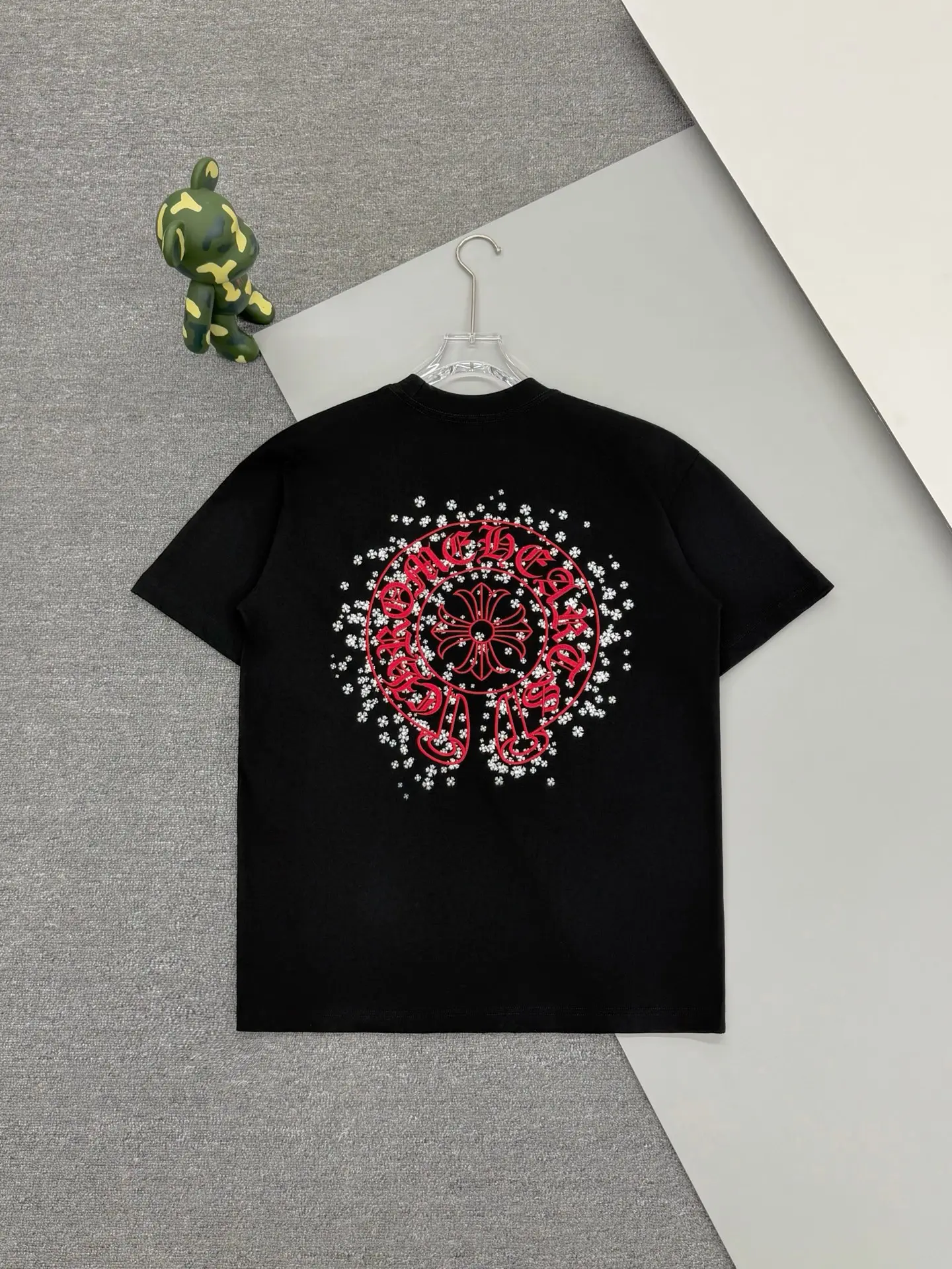 Horseshoe Logo Embroidered Cotton T-Shirt D13513255