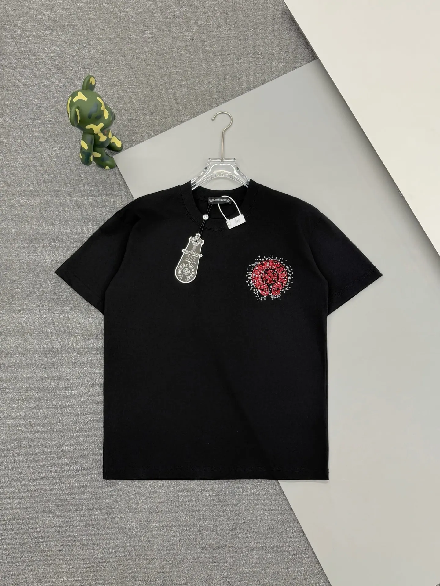 Horseshoe Logo Embroidered Cotton T-Shirt D13513255 — view 2