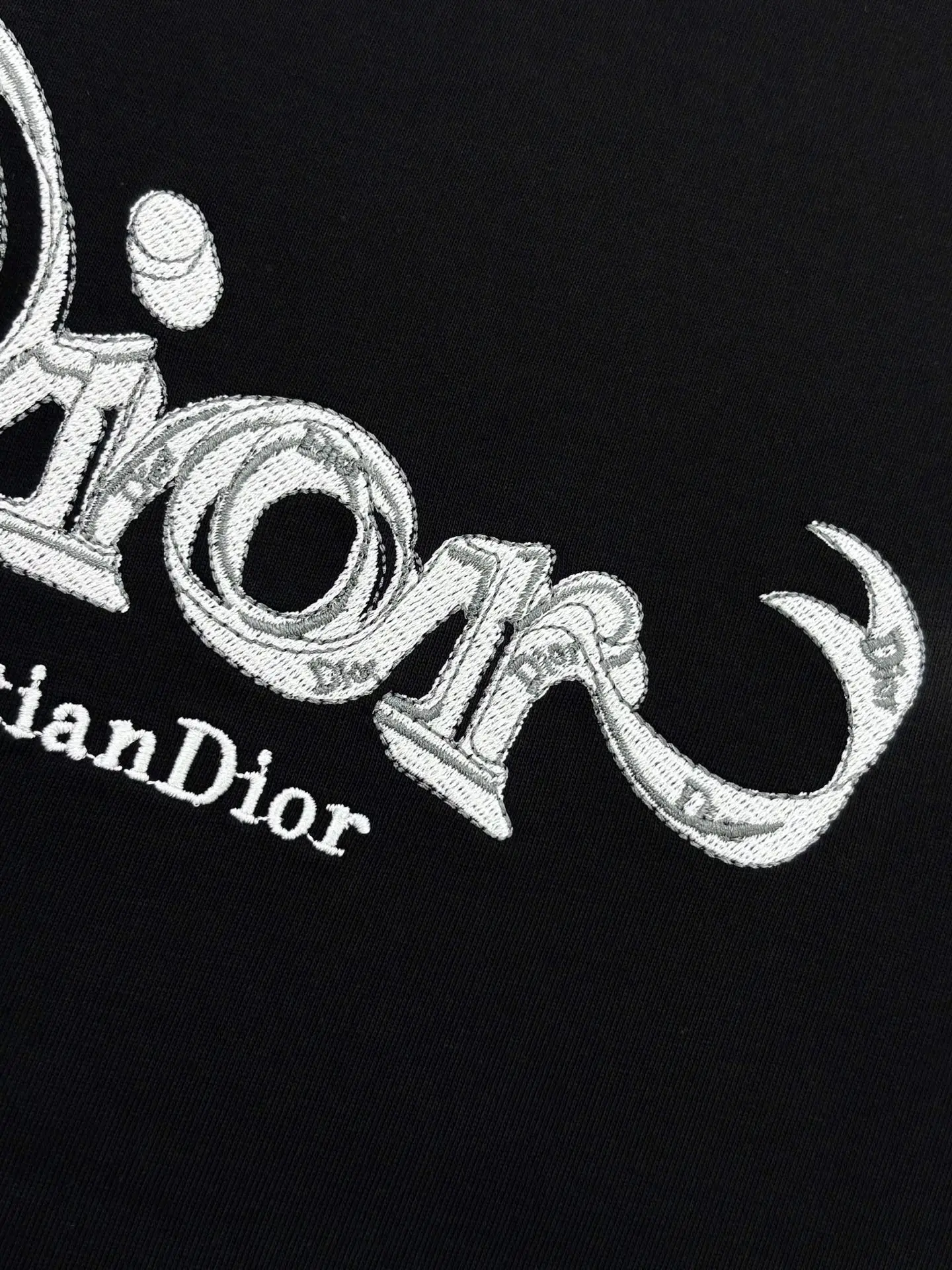 Embroidered Logo Cotton Jersey T-Shirt D13513389 — view 5