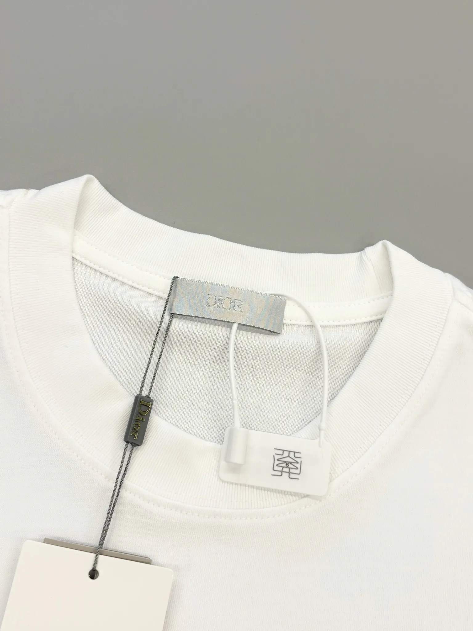 Embroidered Logo Cotton T-Shirt D13513388 — view 3