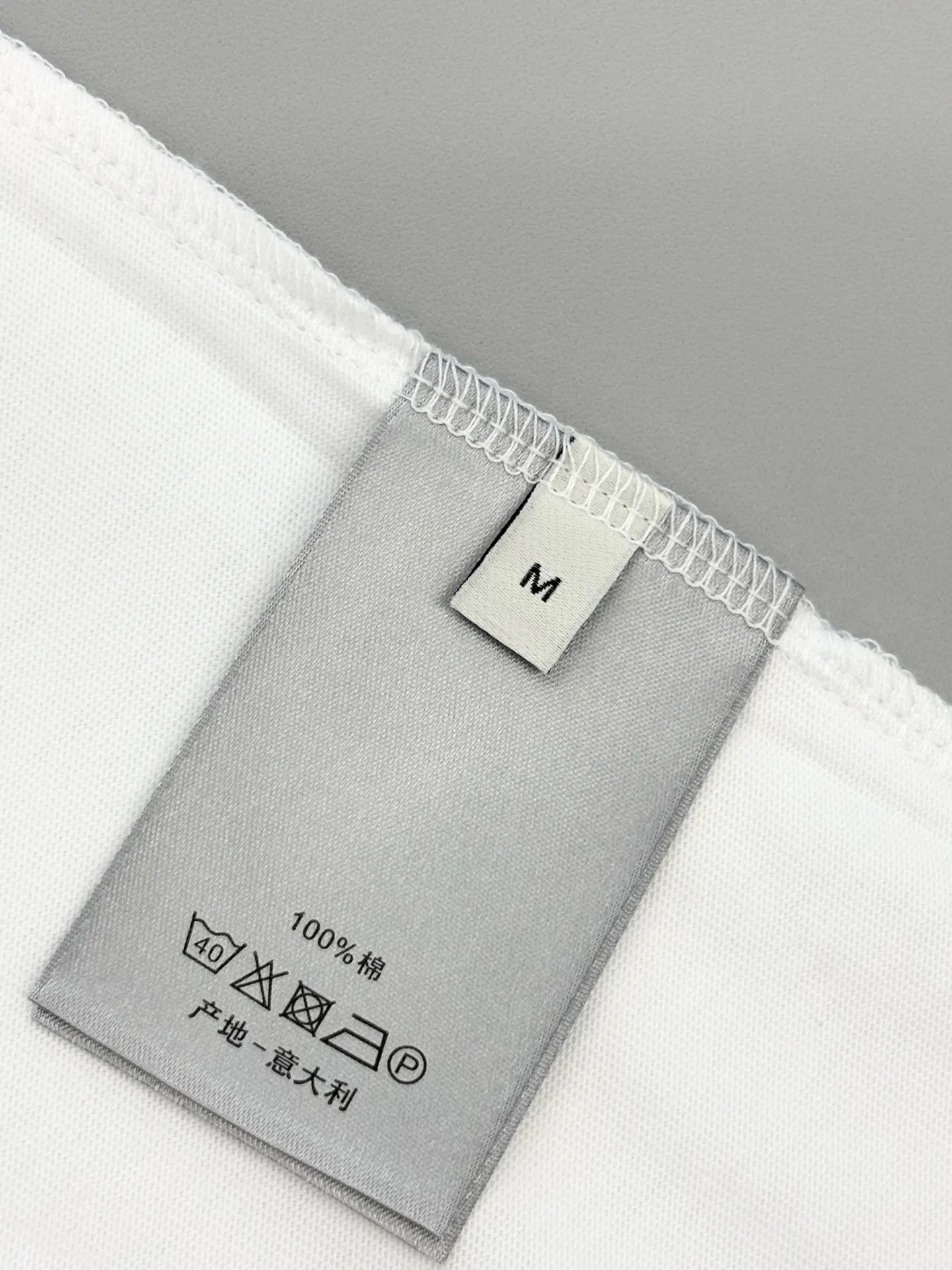 Embroidered Logo Cotton T-Shirt D13513388 — view 9
