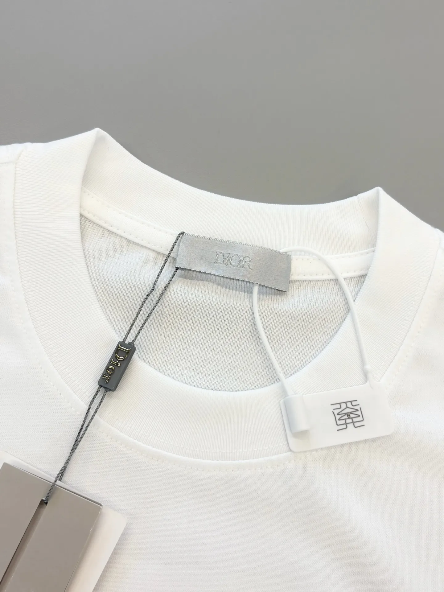 Embroidered Logo Cotton T-Shirt D13513382 — view 3