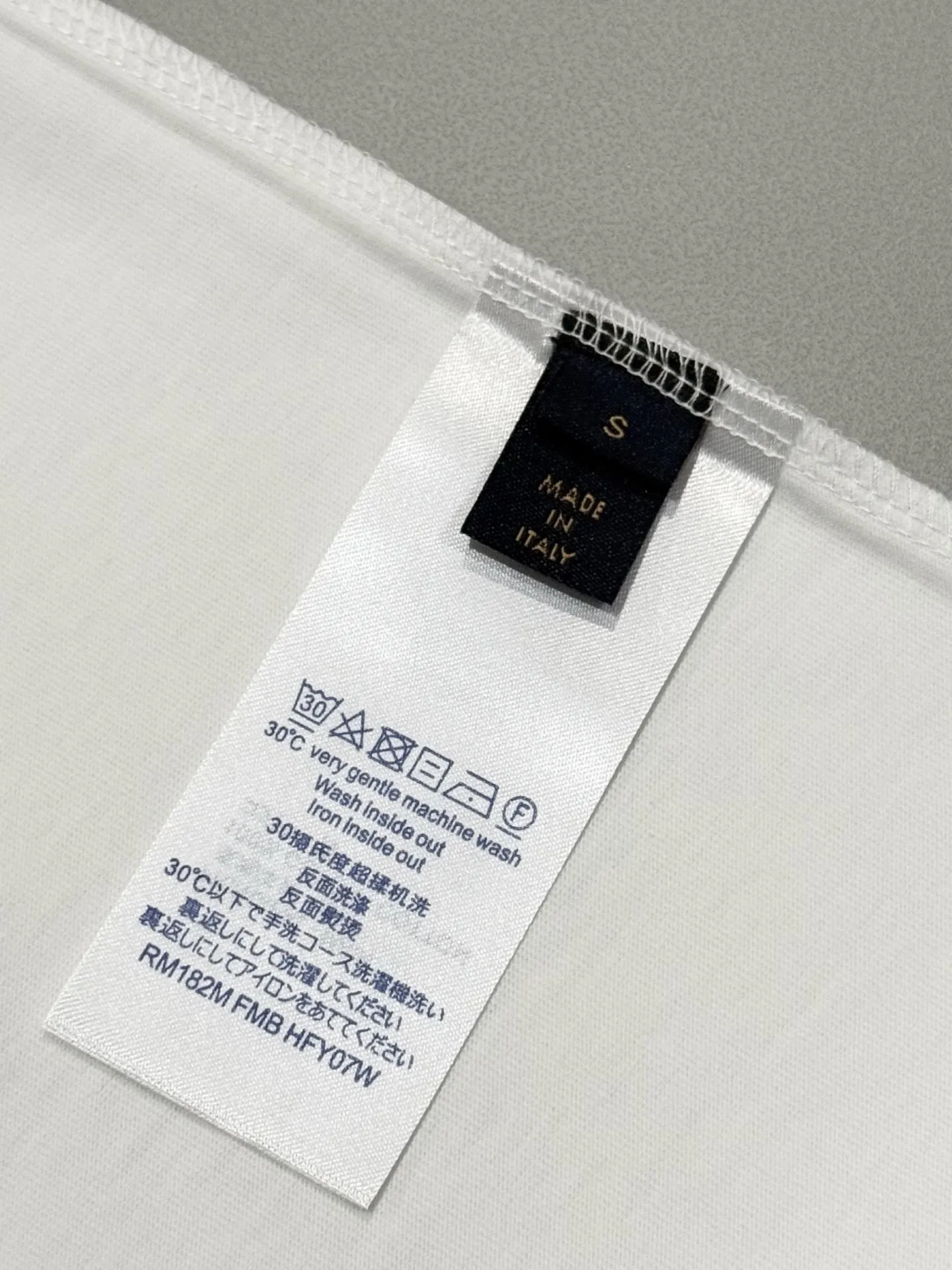 Embroidered Logo Cotton T-Shirt D13513073 — view 6