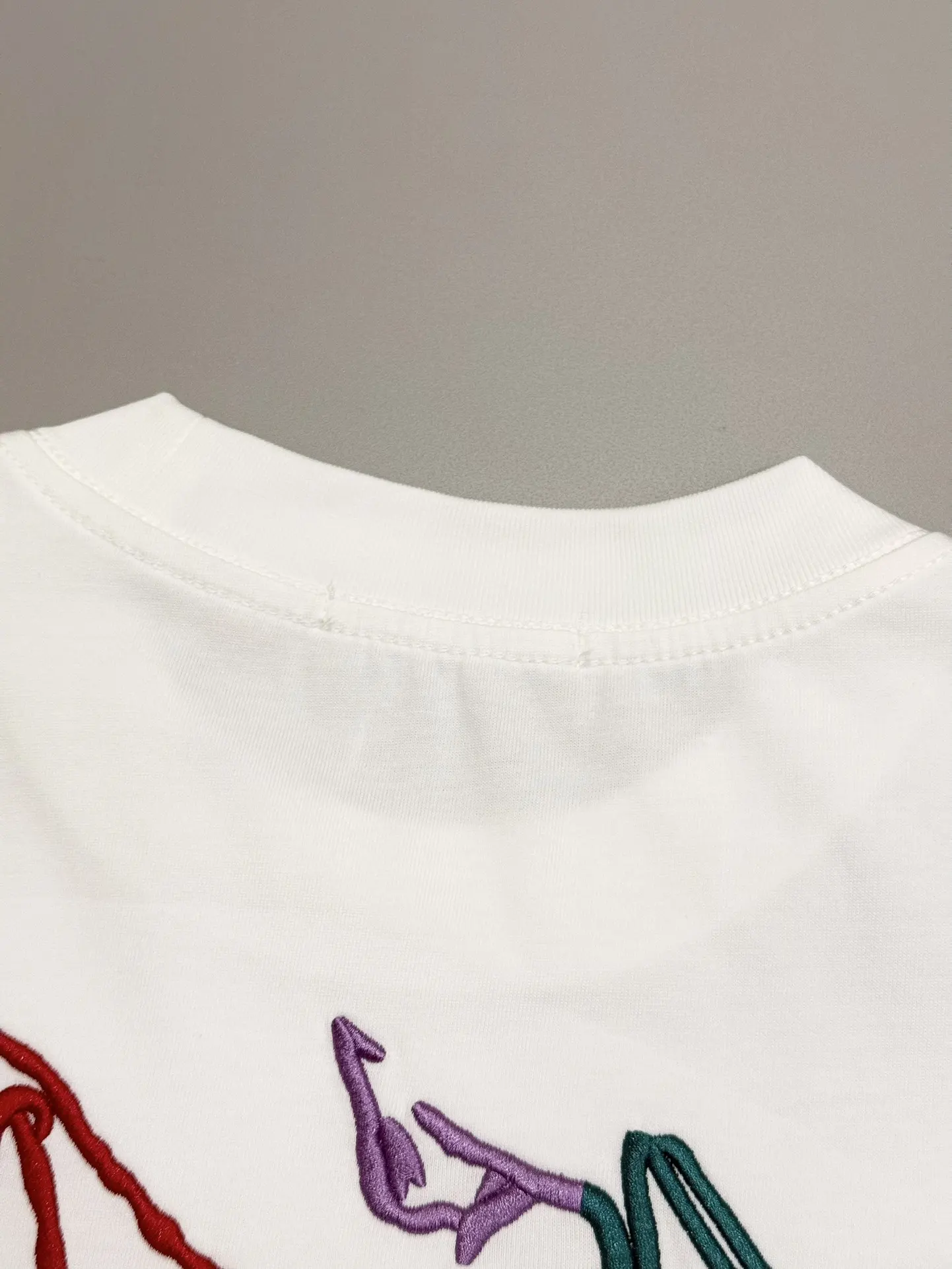 Embroidered Logo Cotton T-Shirt D13513268 — view 6