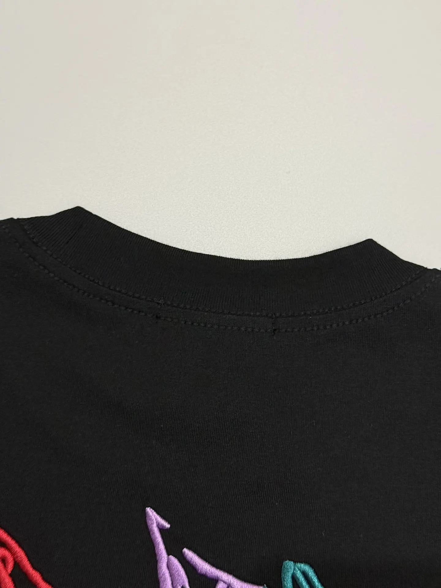 Embroidered Logo Cotton T-Shirt D13513269 — view 7