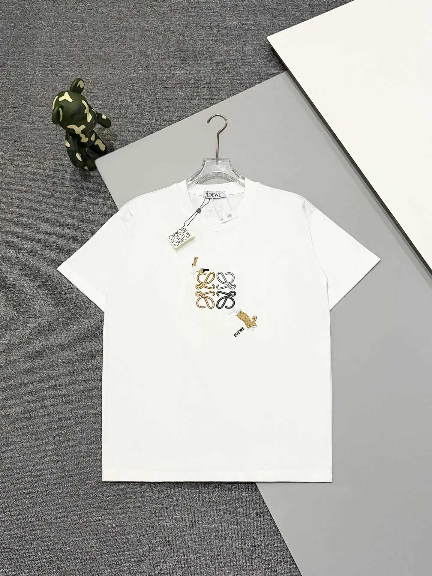 Loewe x Suna Fujita Embroidered Cotton T-Shirt D13513095