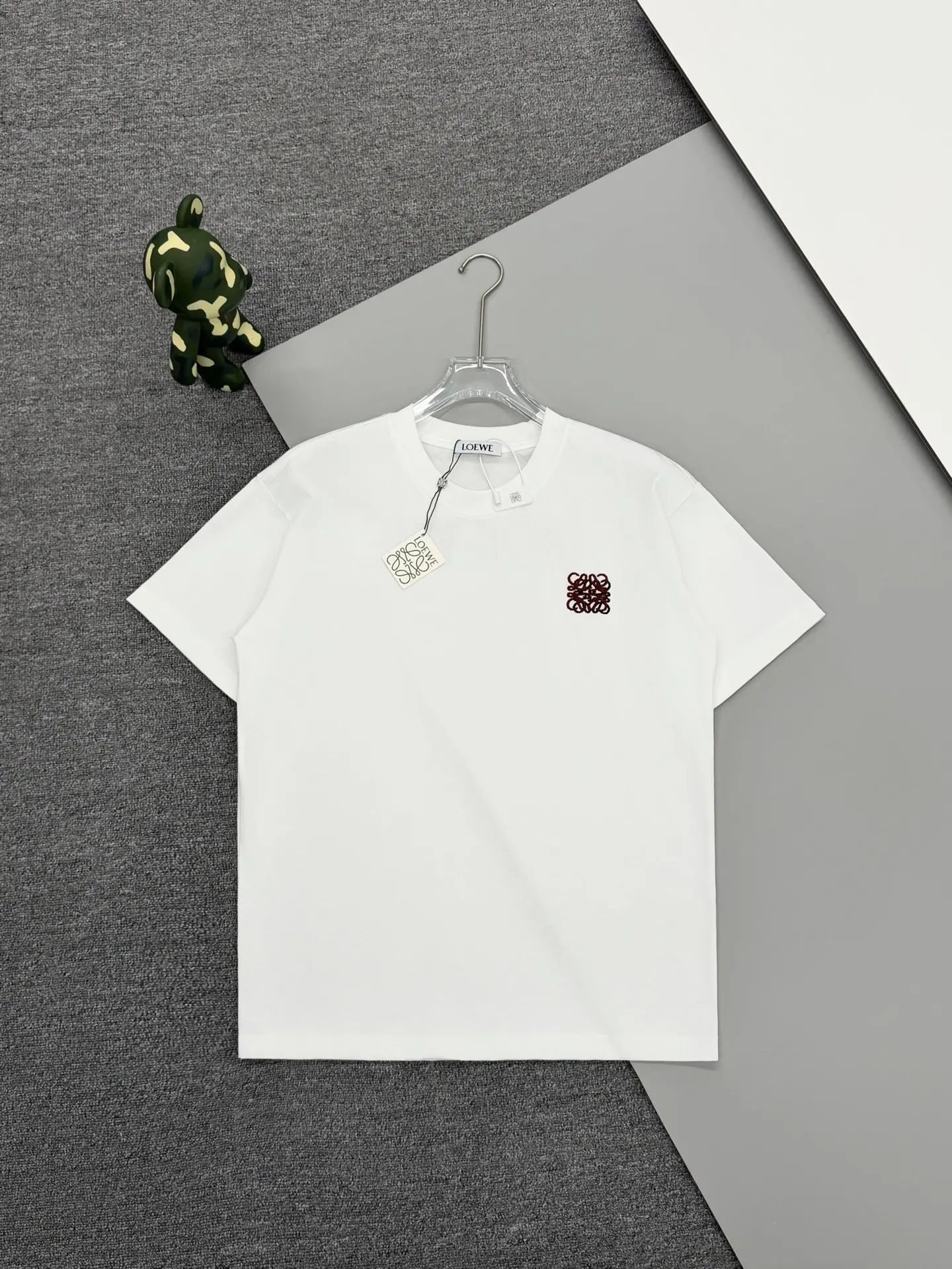 Anagram Embroidered Cotton-Jersey T-Shirt D13513374