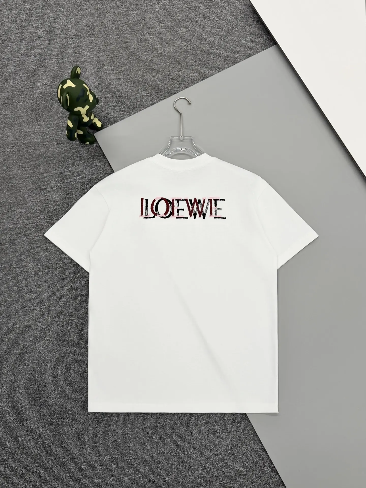 Anagram Embroidered Cotton-Jersey T-Shirt D13513374 — view 2