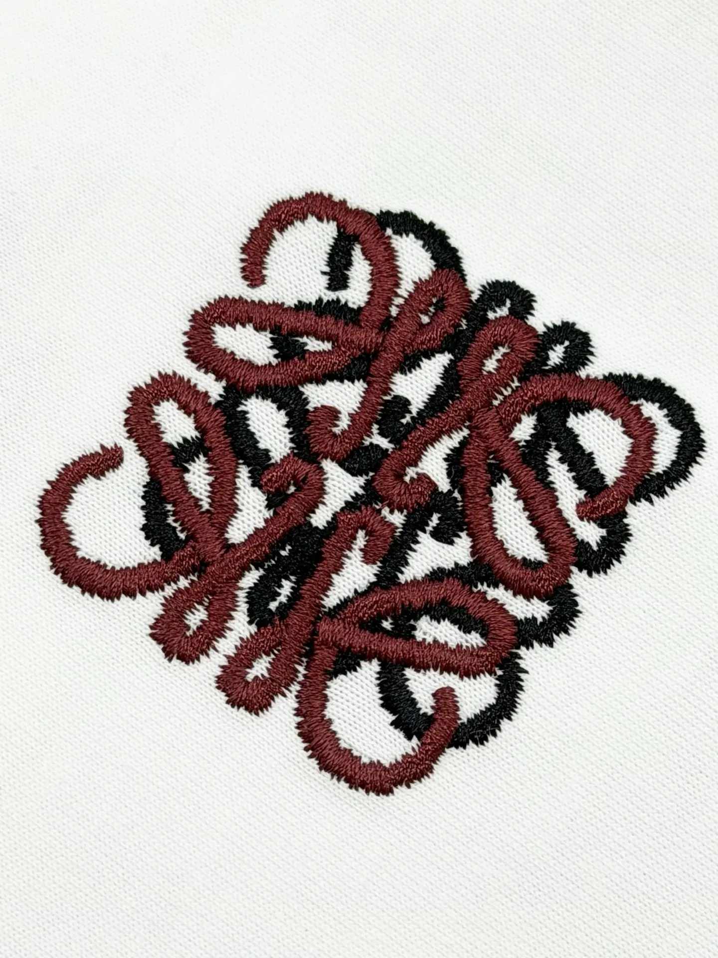 Anagram Embroidered Cotton-Jersey T-Shirt D13513374 — view 5