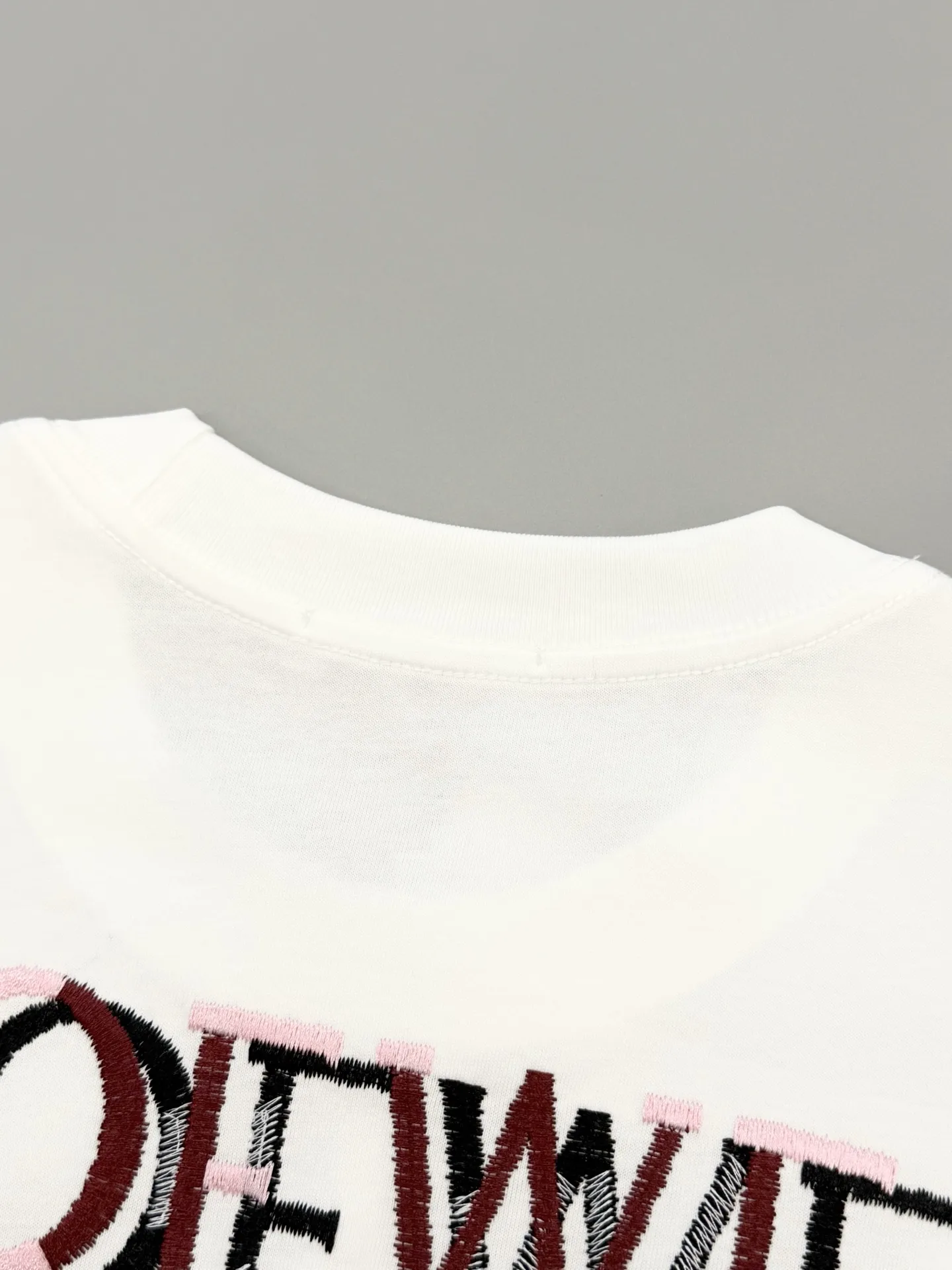 Anagram Embroidered Cotton-Jersey T-Shirt D13513374 — view 6