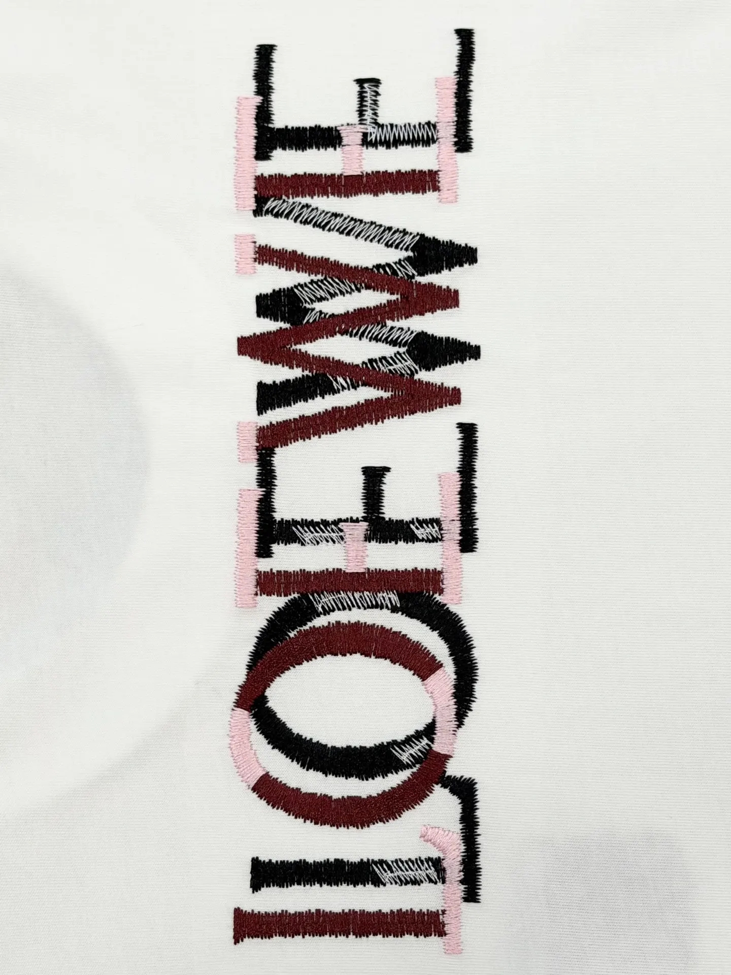 Anagram Embroidered Cotton-Jersey T-Shirt D13513374 — view 7