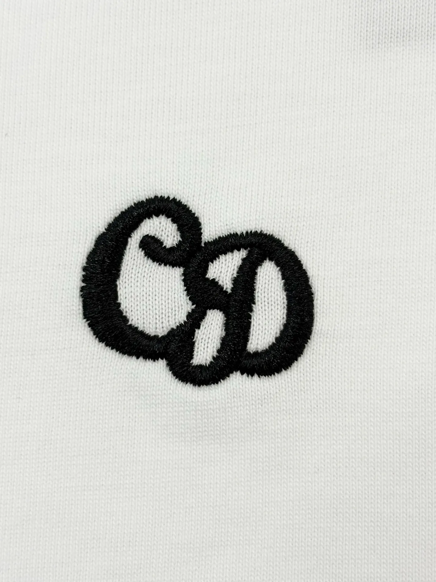Embroidered Logo Cotton T-Shirt D13513346 — view 6