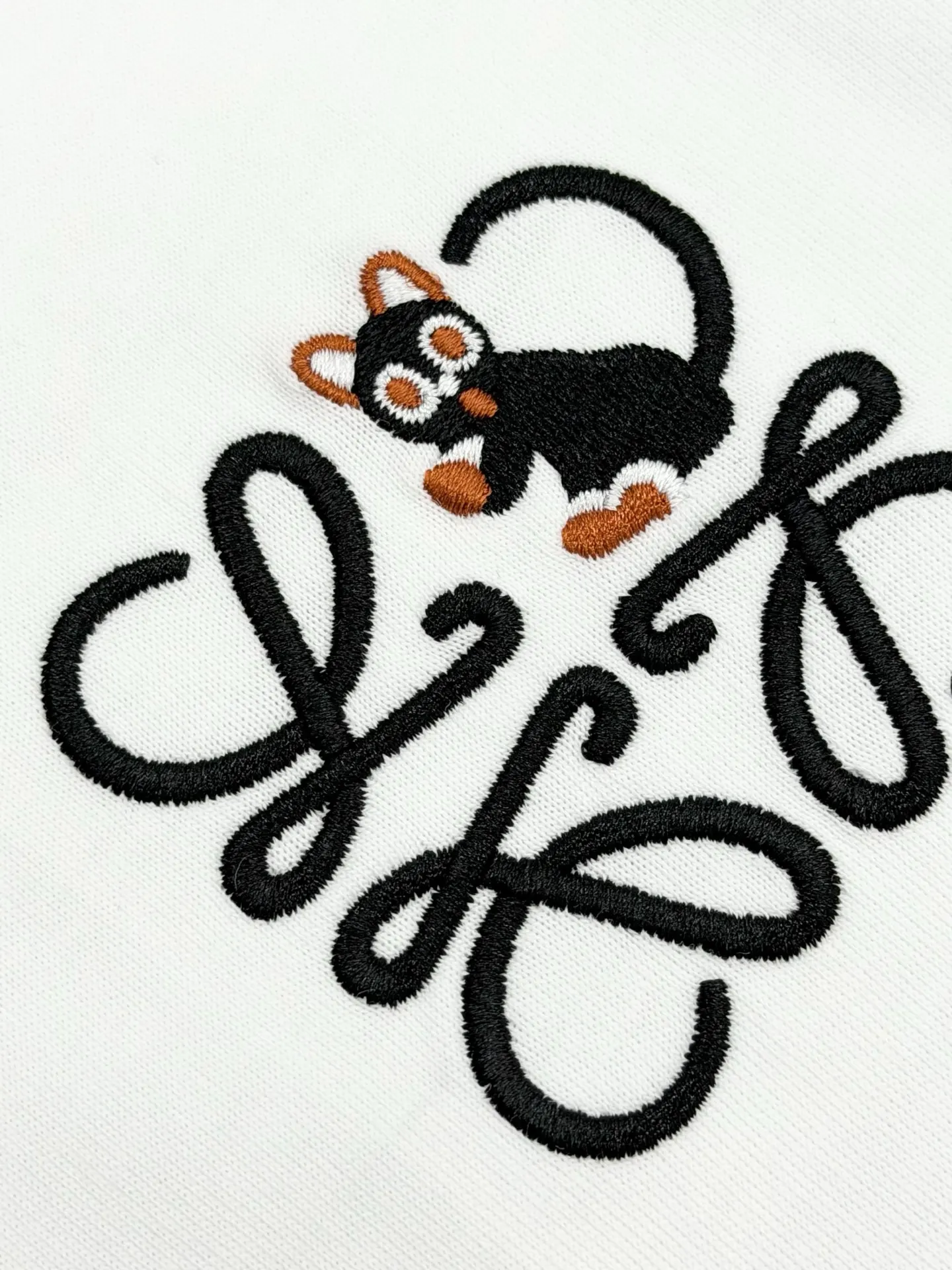 Anagram Embroidered Cotton T-Shirt D13513232 — view 5
