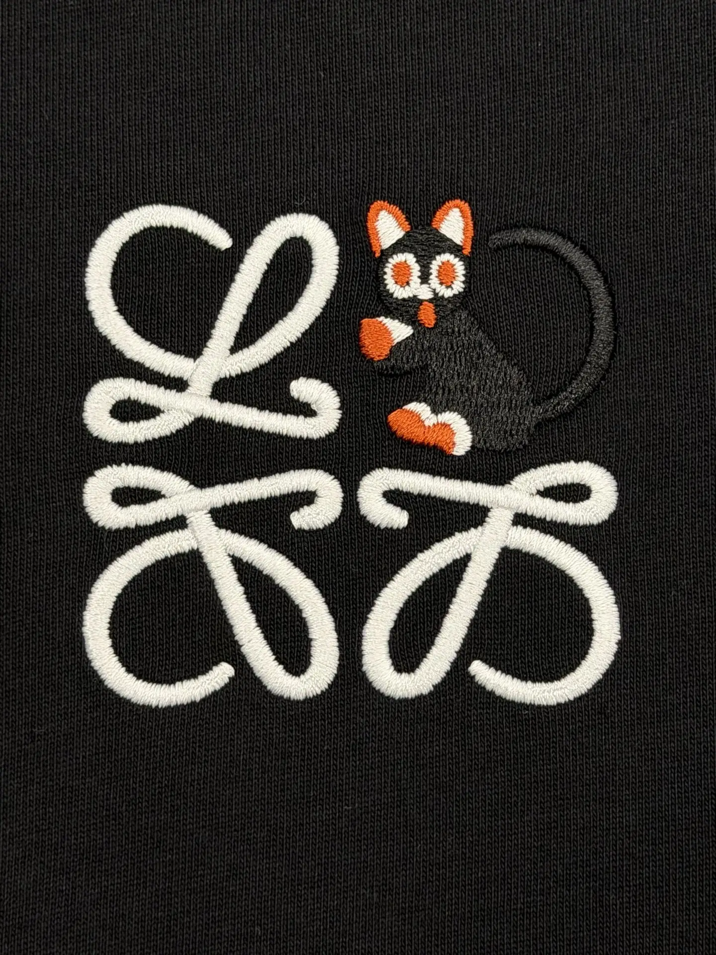 Anagram Embroidered Cotton T-Shirt D13513233 — view 4