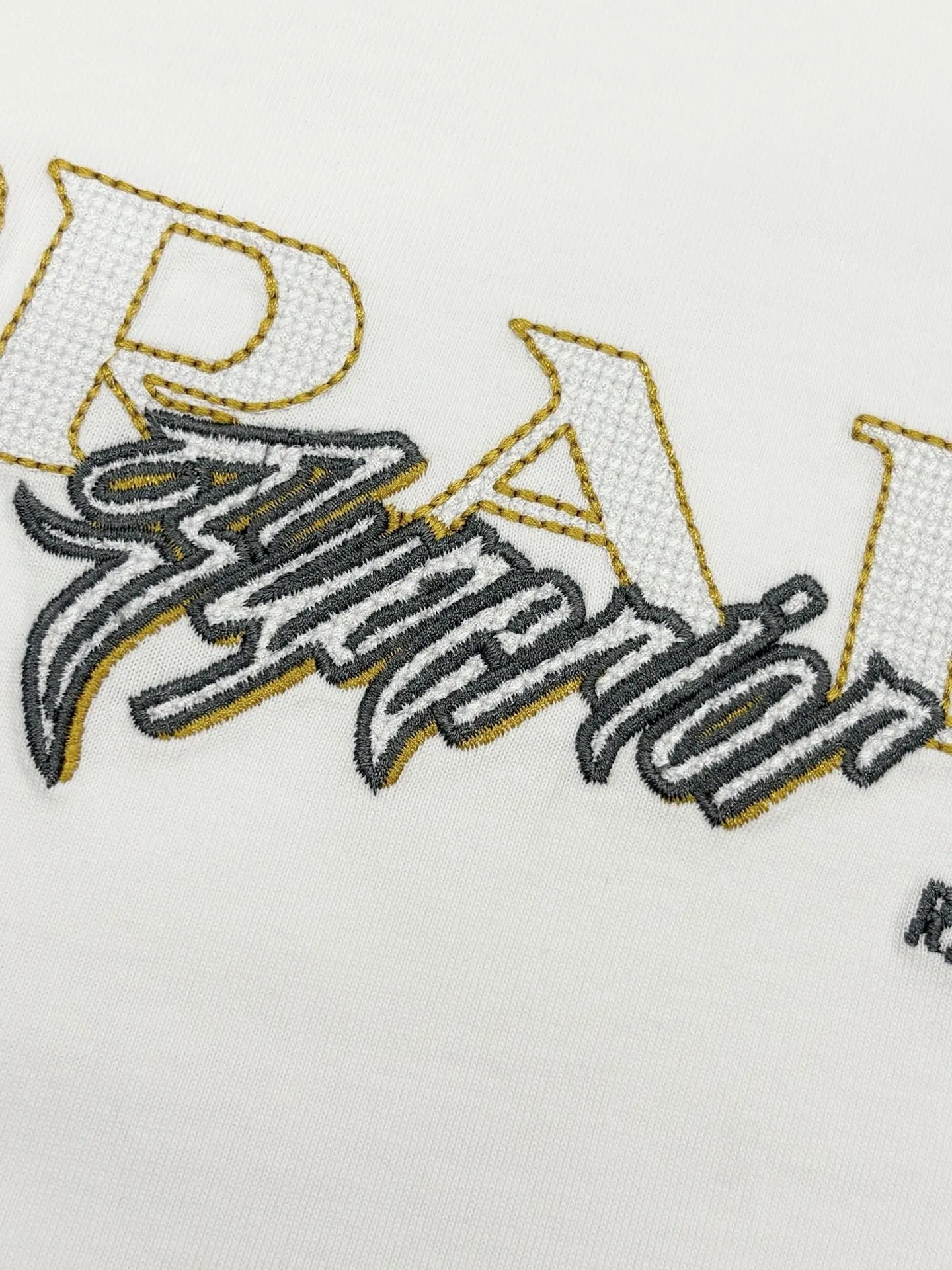 Embroidered Logo Cotton T-Shirt D13513089 — view 5
