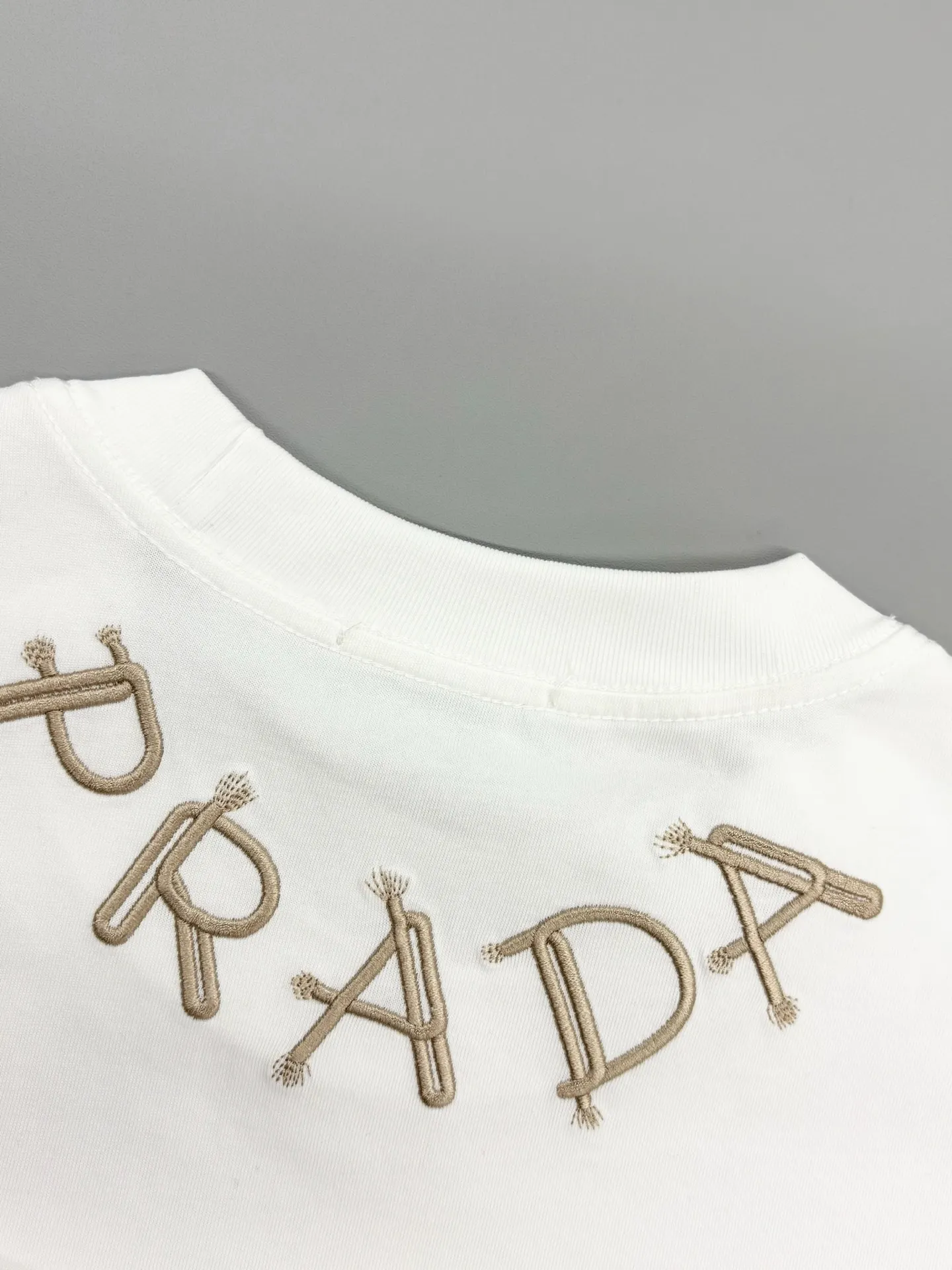 Embroidered Logo Cotton T-Shirt D13513089 — view 7