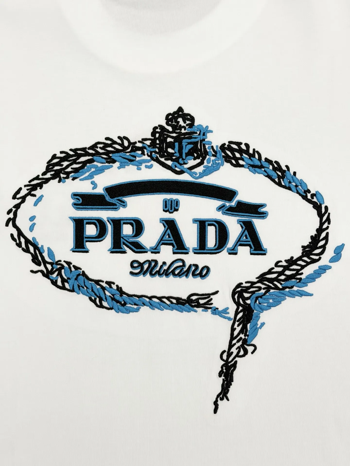 Embroidered Logo Cotton T-Shirt D13513380 — view 7