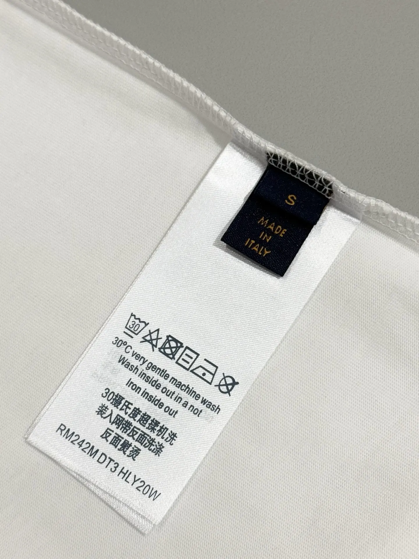 Embroidered Logo Cotton T-Shirt D13513270 — view 8