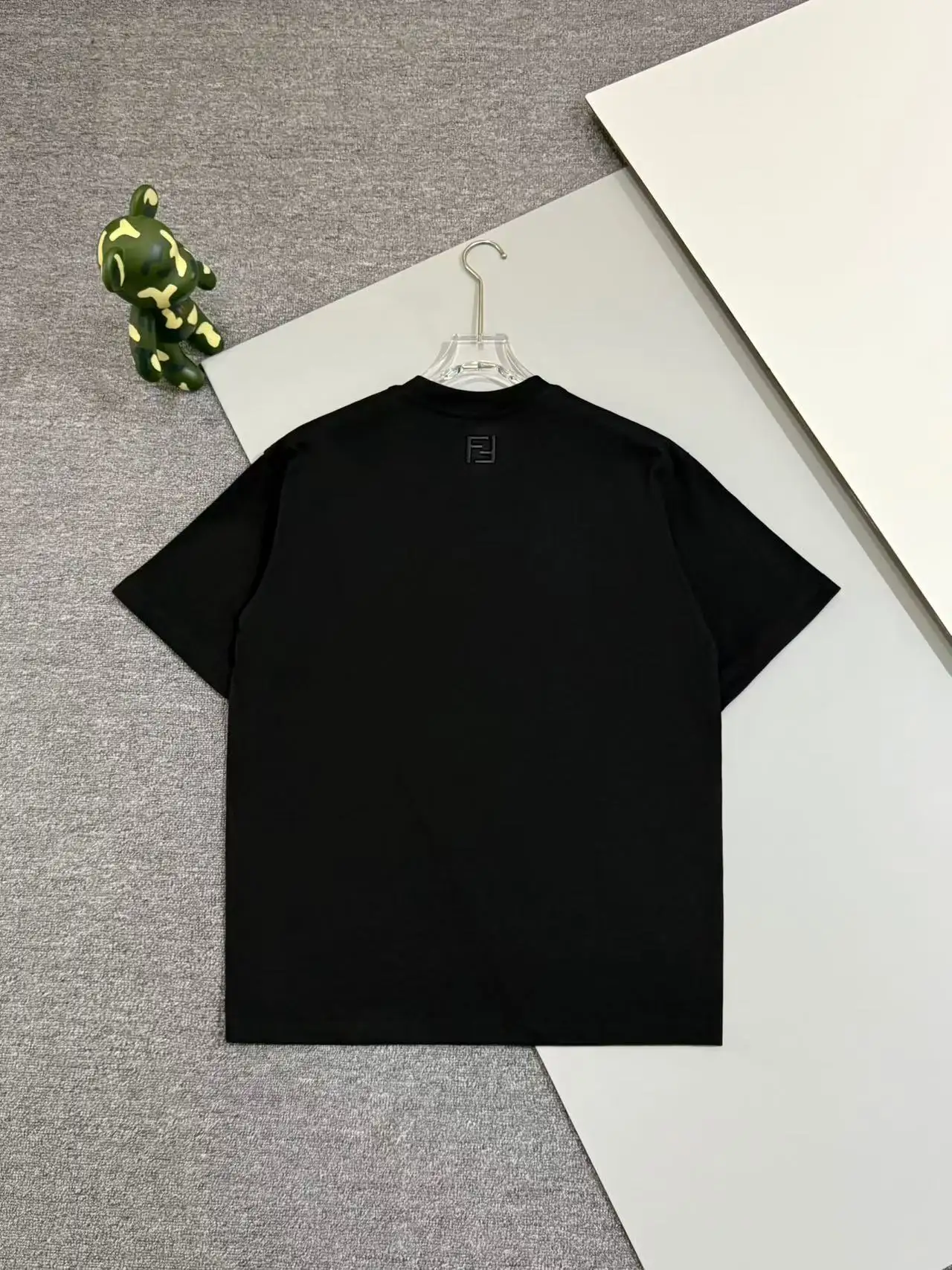 Embroidered Cartoon Patch Cotton T-Shirt D13513092 — view 2
