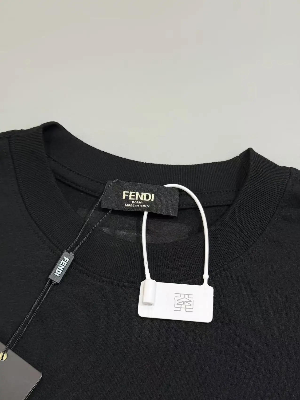 Embroidered Cartoon Patch Cotton T-Shirt D13513092 — view 3