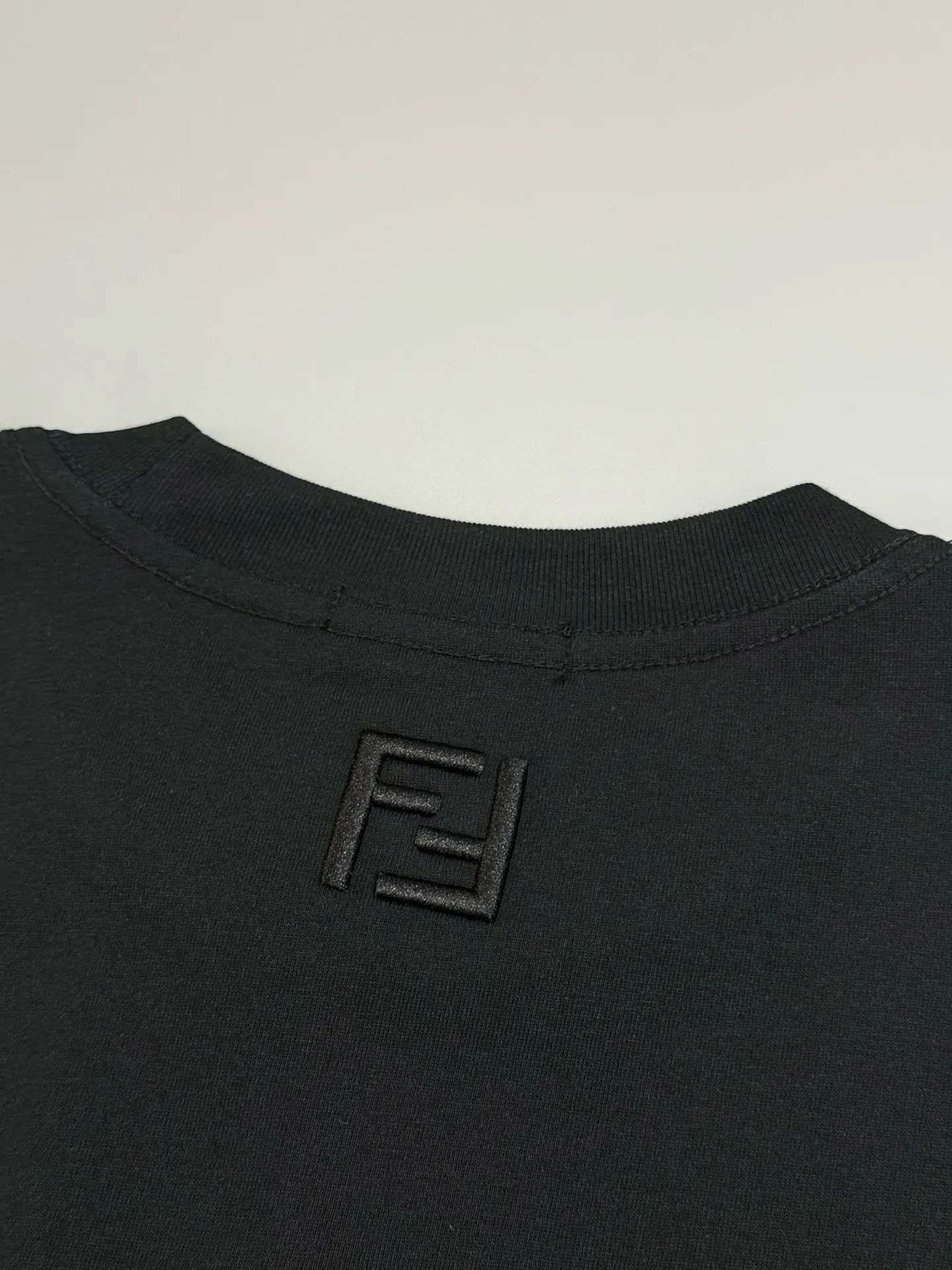 Embroidered Cartoon Patch Cotton T-Shirt D13513092 — view 6