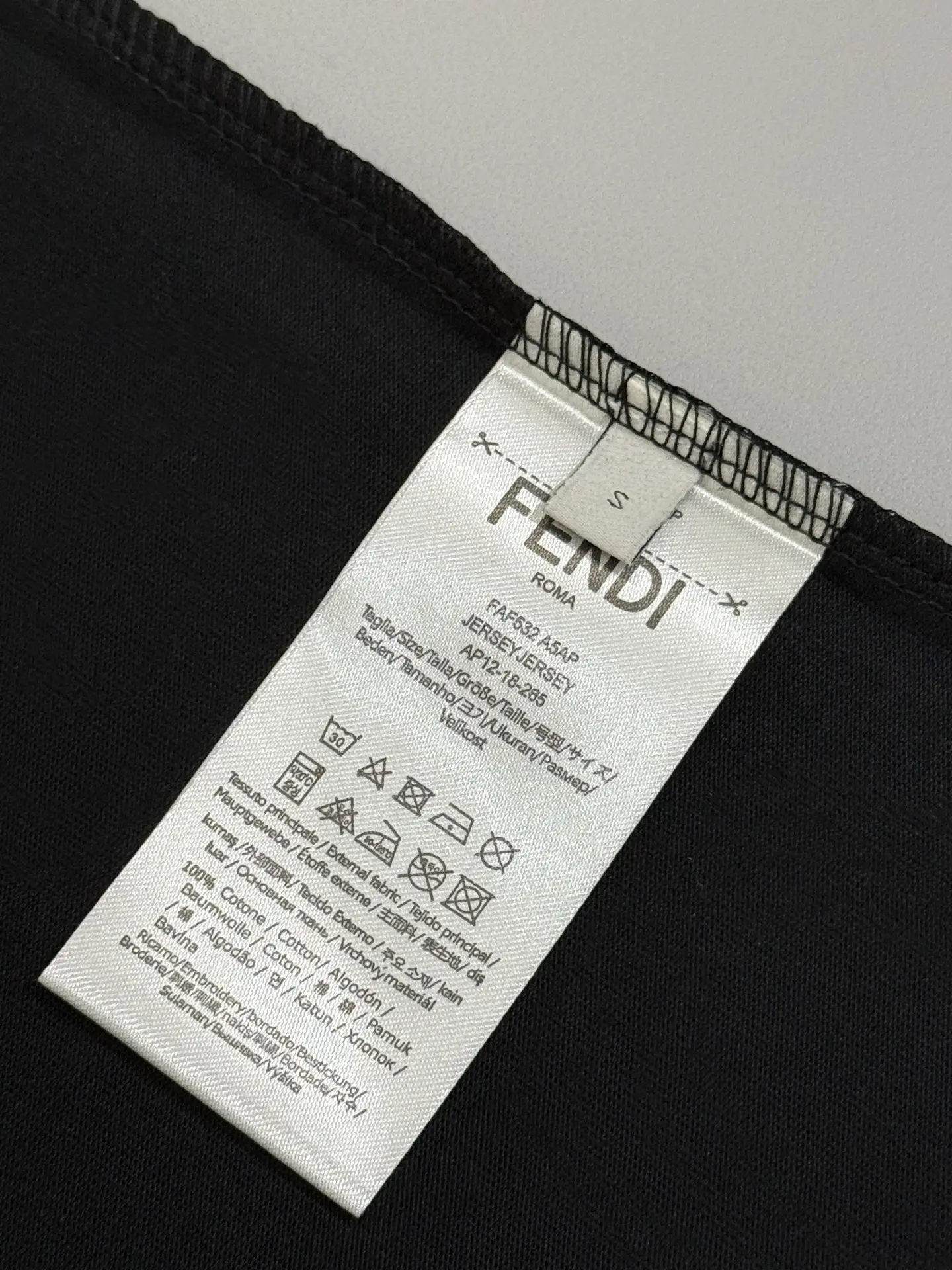 Embroidered Cartoon Patch Cotton T-Shirt D13513092 — view 8