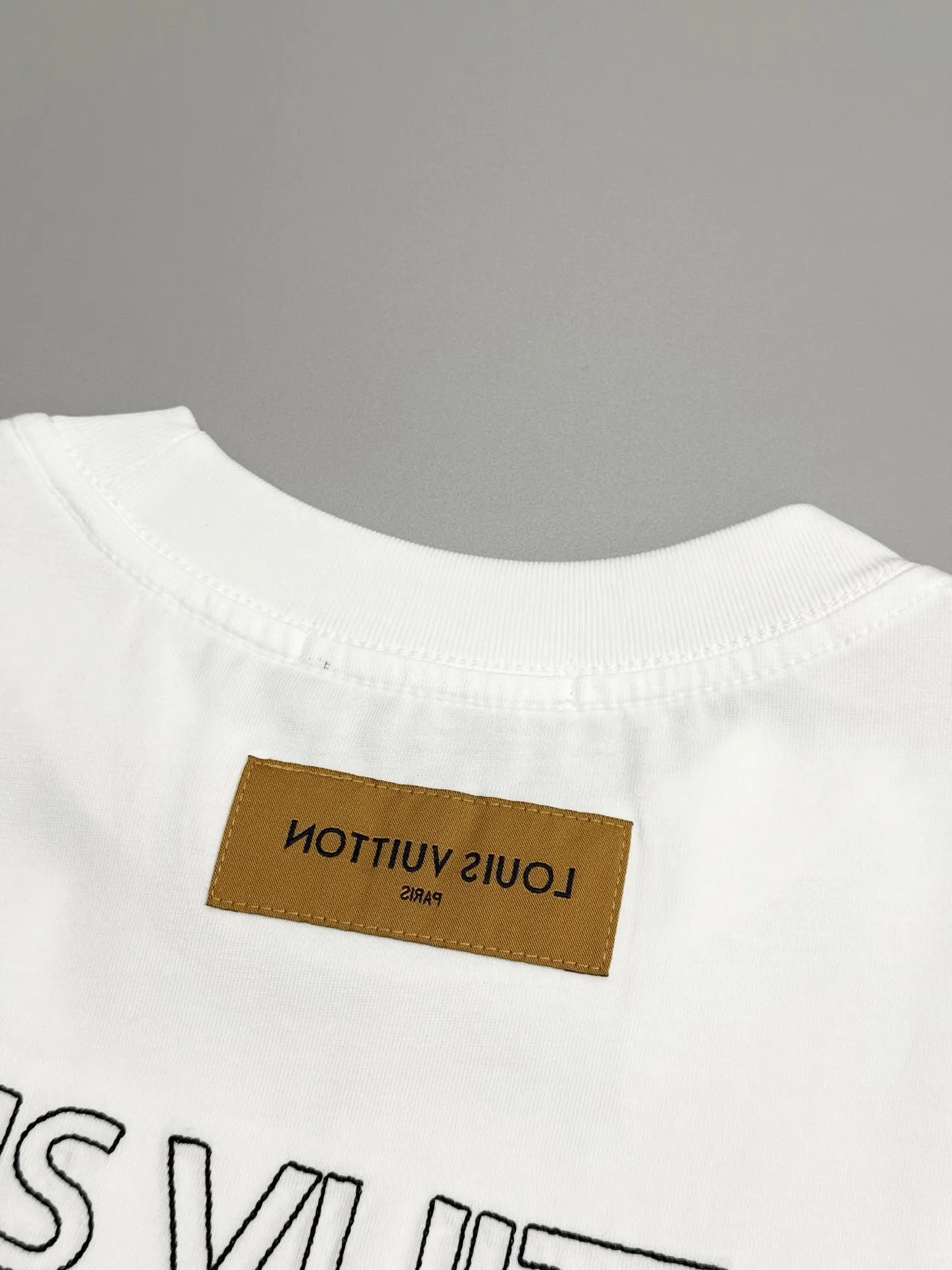 Embroidered Logo Cotton T-Shirt D13513077 — view 6