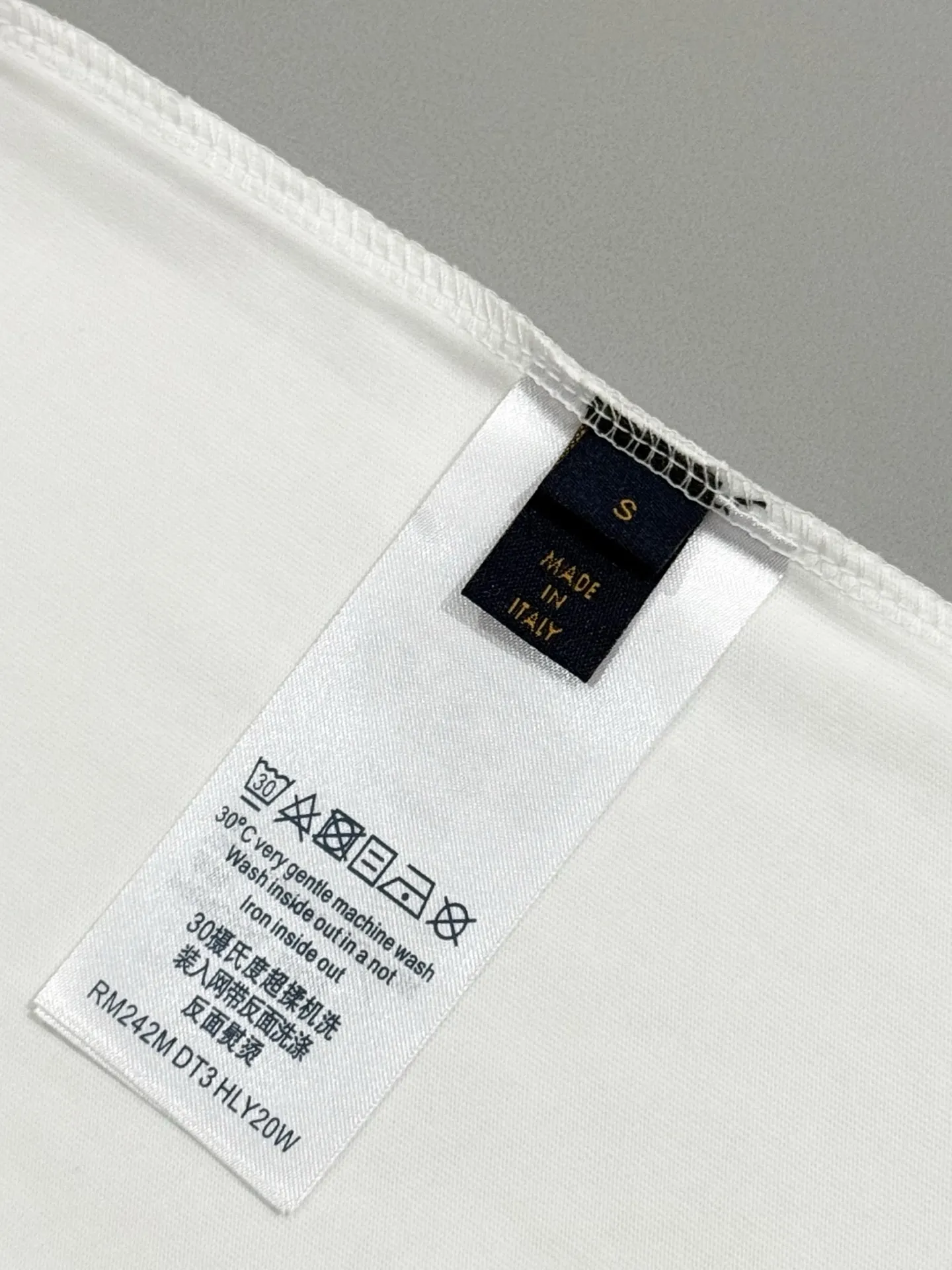 Embroidered Logo Cotton T-Shirt D13513077 — view 8