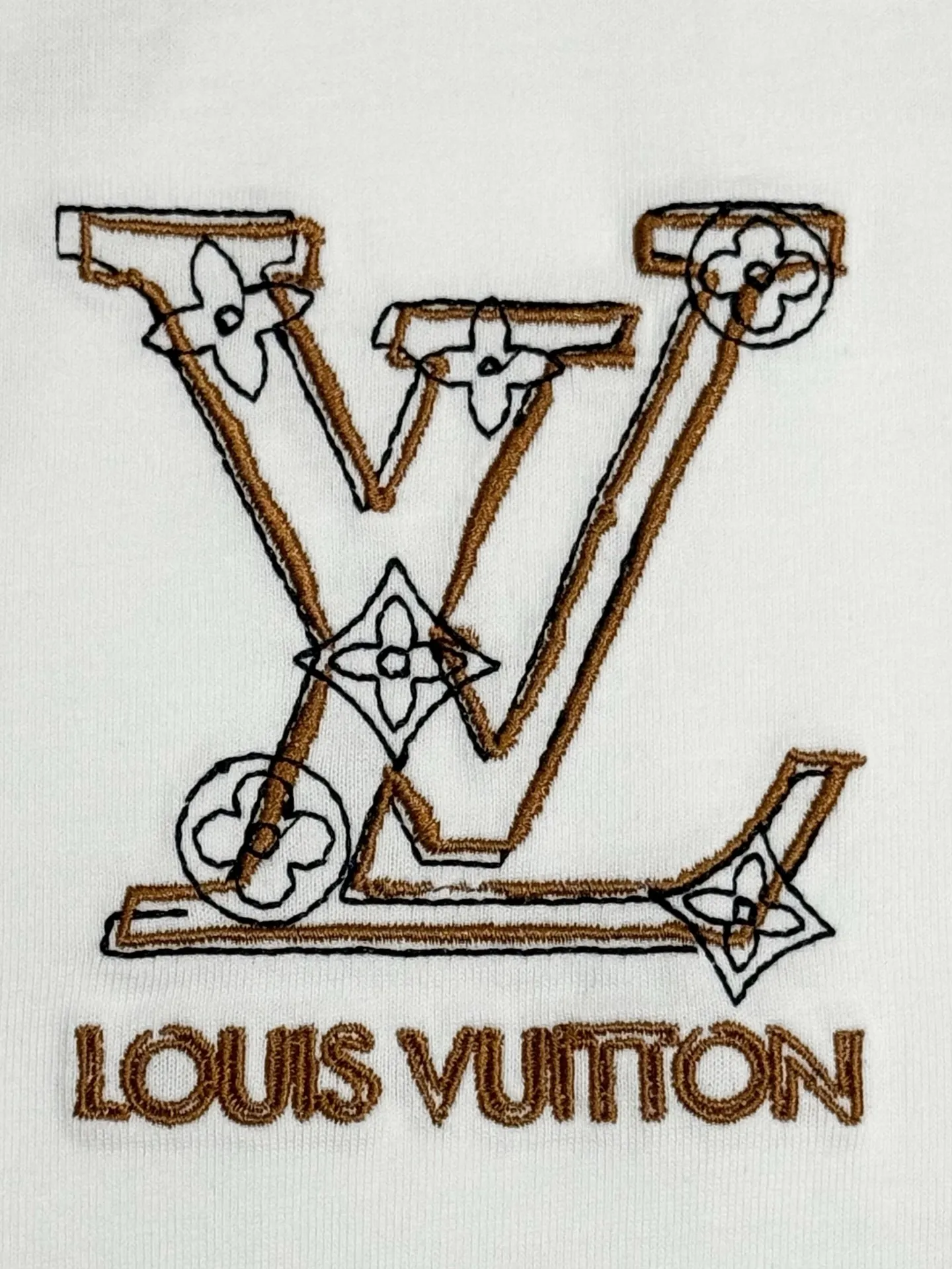 Embroidered Logo Cotton T-Shirt D13513256 — view 4