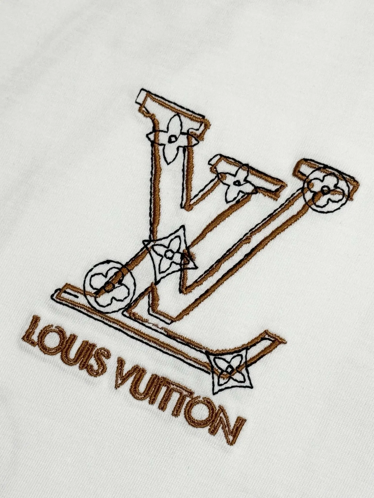 Embroidered Logo Cotton T-Shirt D13513256 — view 5