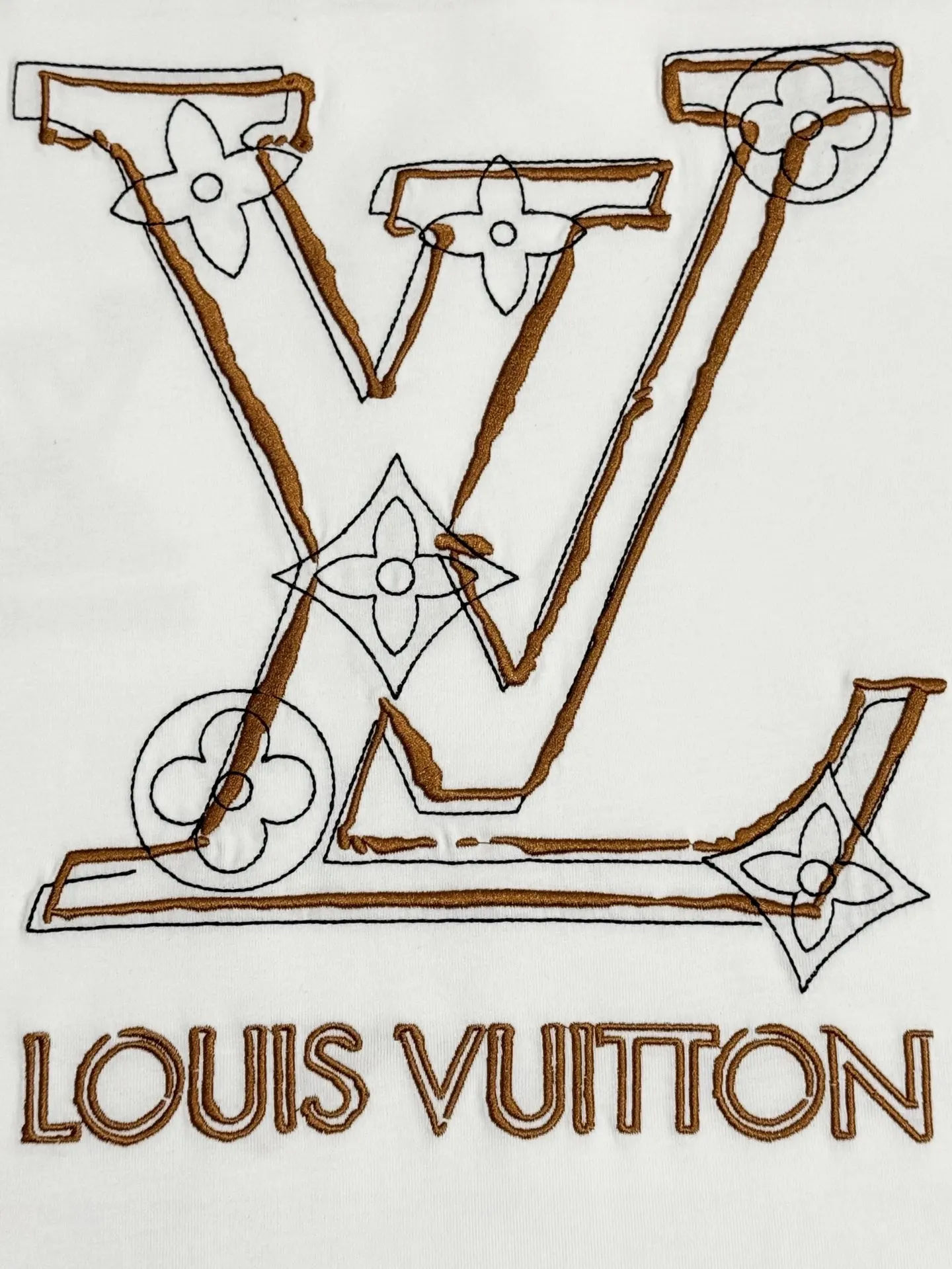 Embroidered Logo Cotton T-Shirt D13513256 — view 7