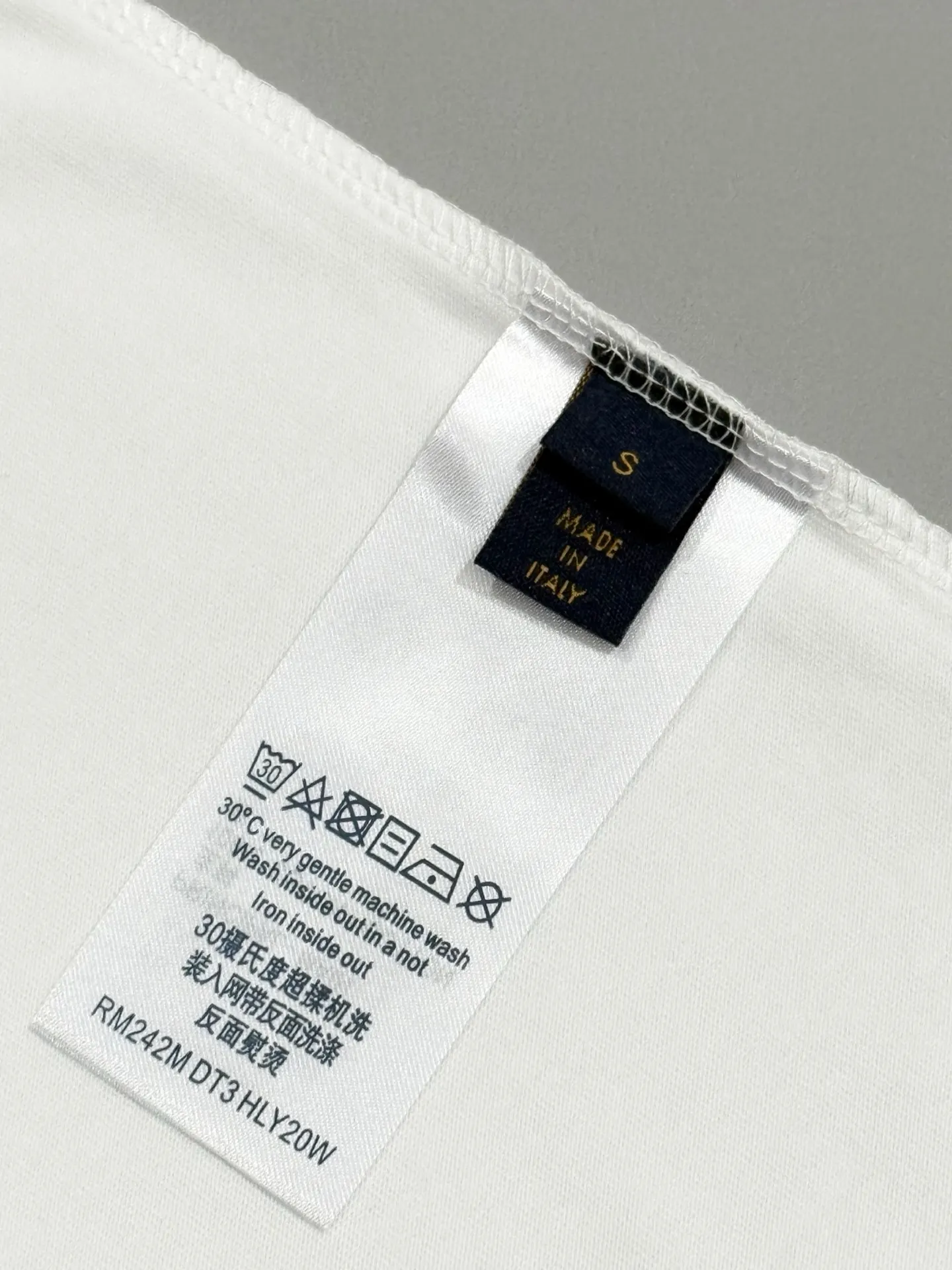 Embroidered Logo Cotton T-Shirt D13513256 — view 8