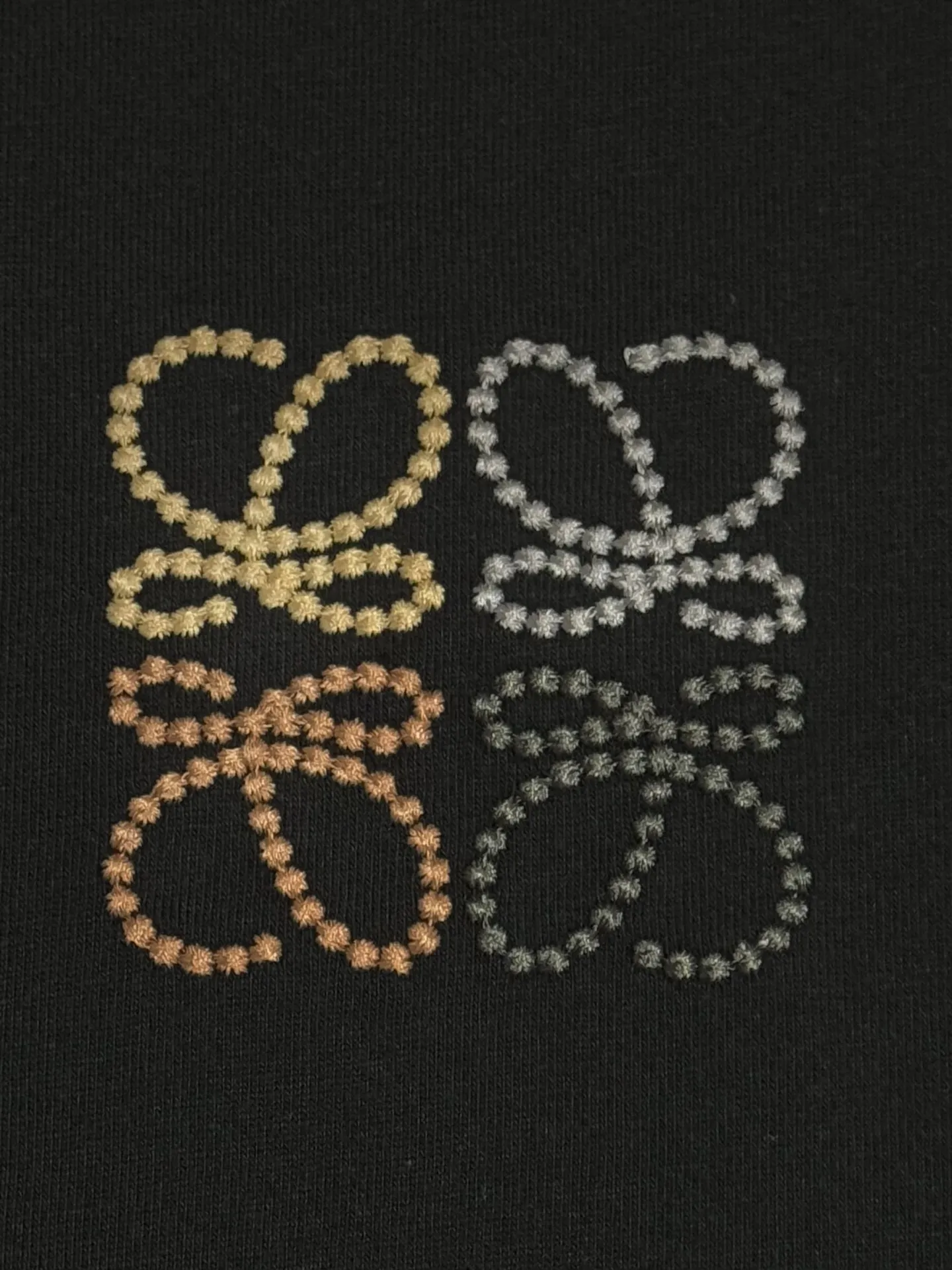 Anagram Embroidered Cotton T-Shirt D13513094 — view 4
