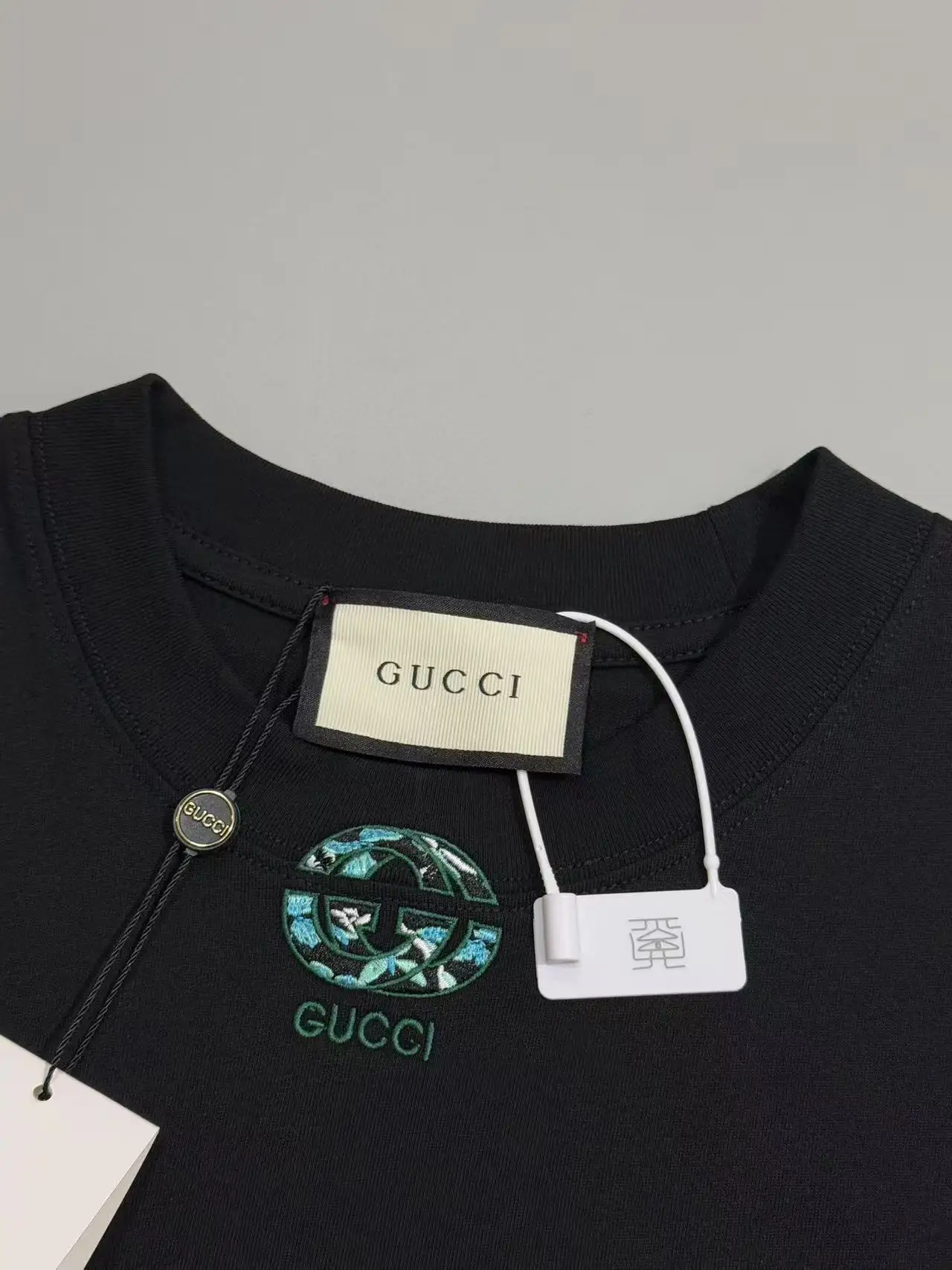 Logo-Embroidered Cotton Jersey T-Shirt D13513339 — view 3