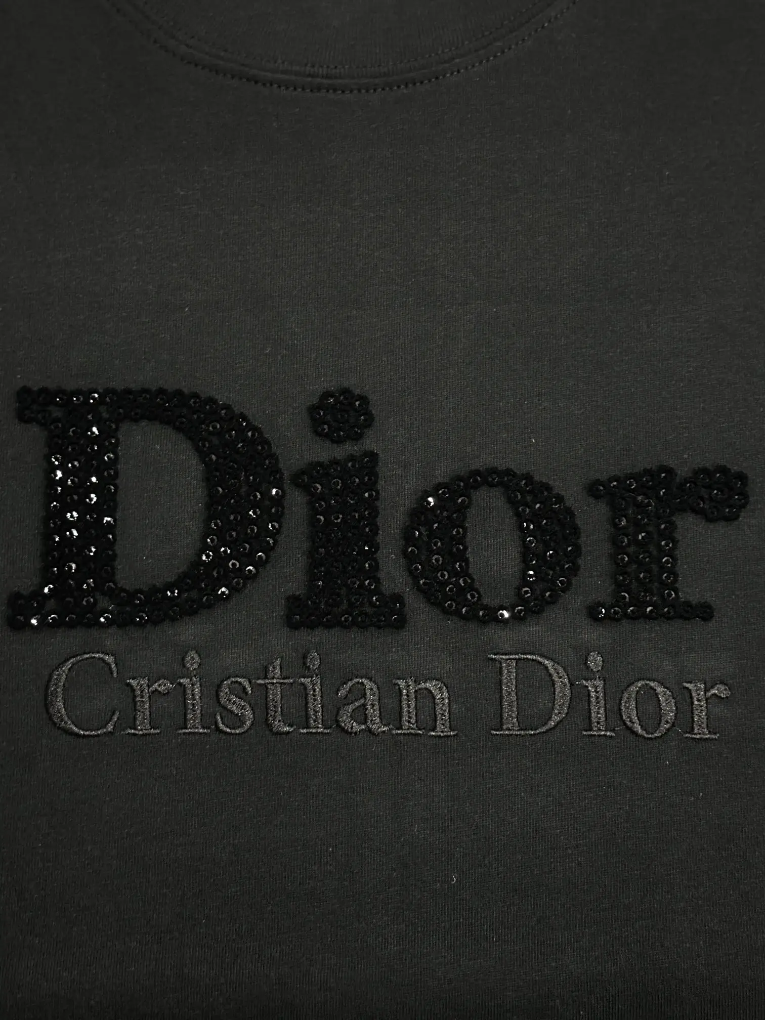 Embroidered Logo Cotton T-Shirt D13513052 — view 4