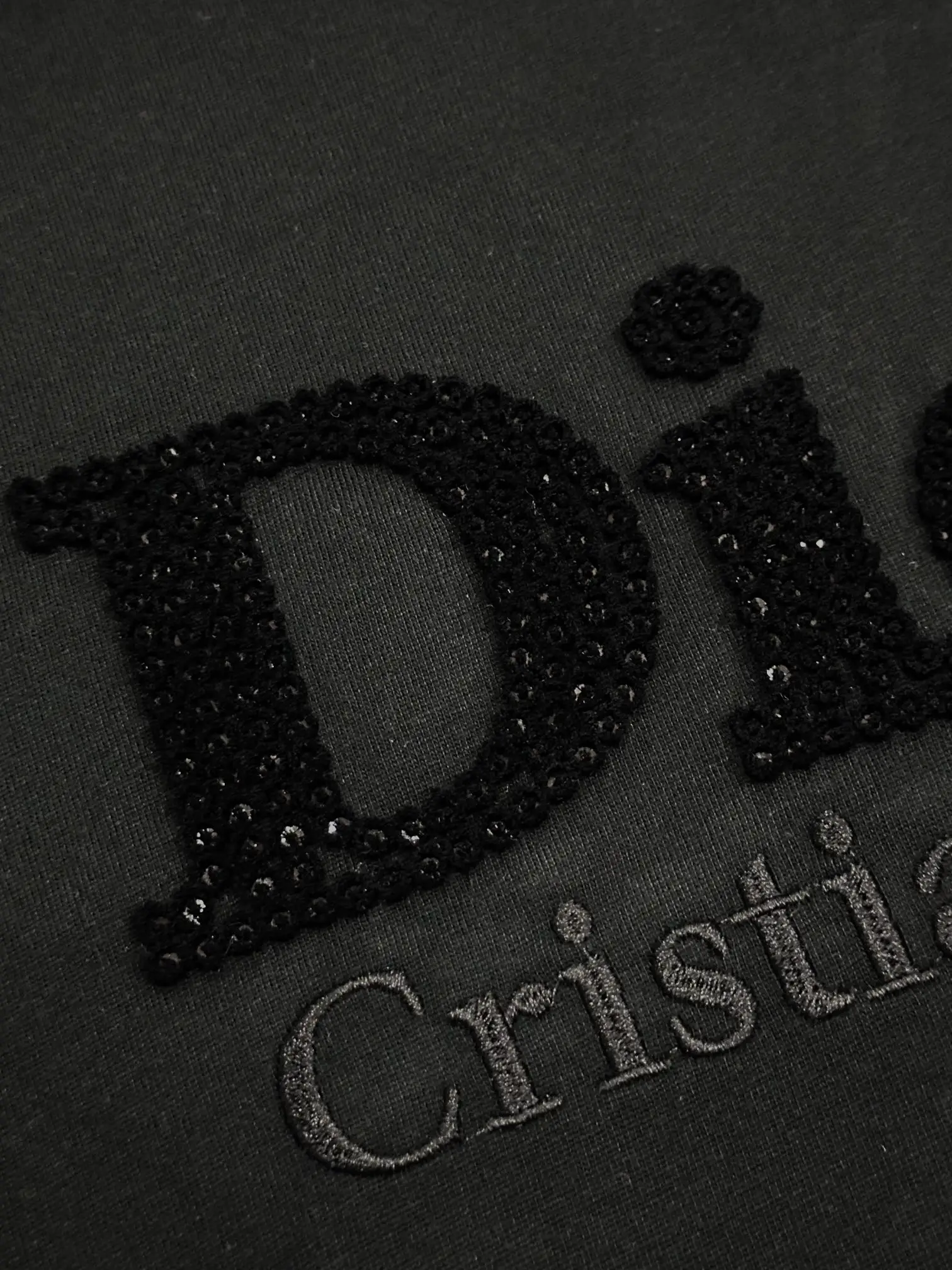 Embroidered Logo Cotton T-Shirt D13513052 — view 5
