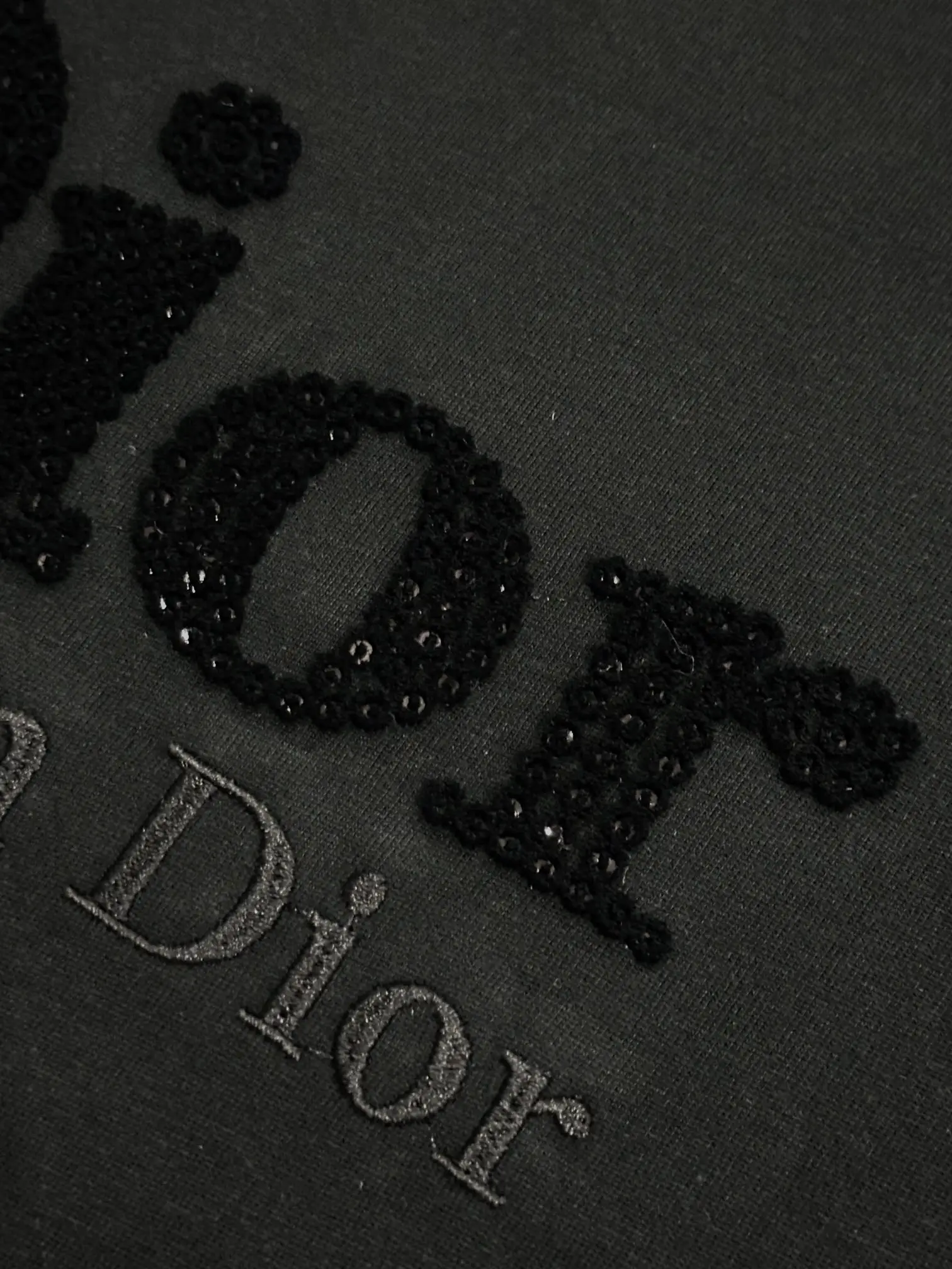 Embroidered Logo Cotton T-Shirt D13513052 — view 6