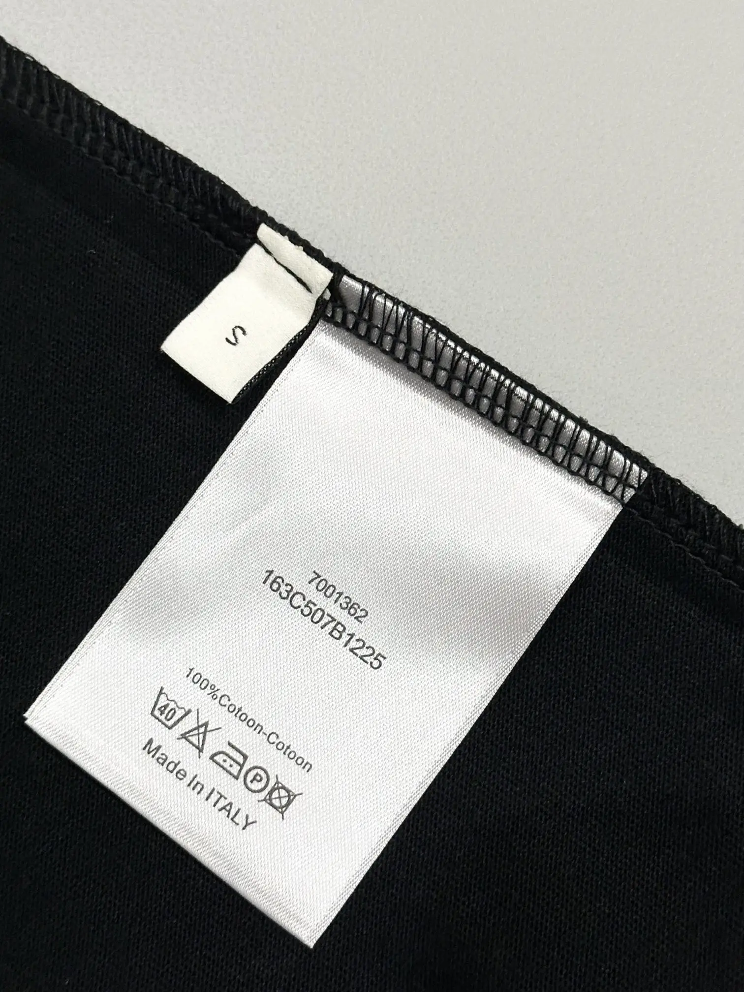 Embroidered Logo Cotton T-Shirt D13513052 — view 7