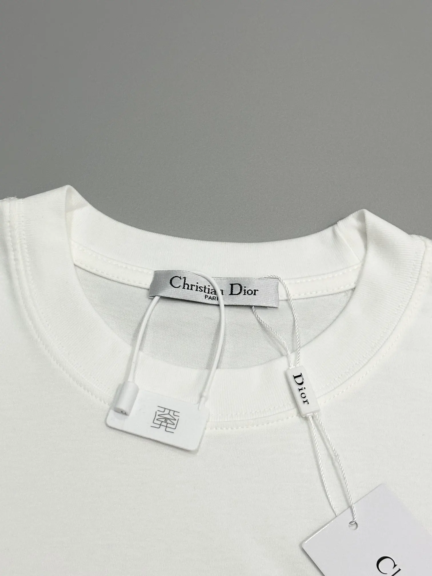 Embroidered Logo Cotton T-Shirt D13513051 — view 3