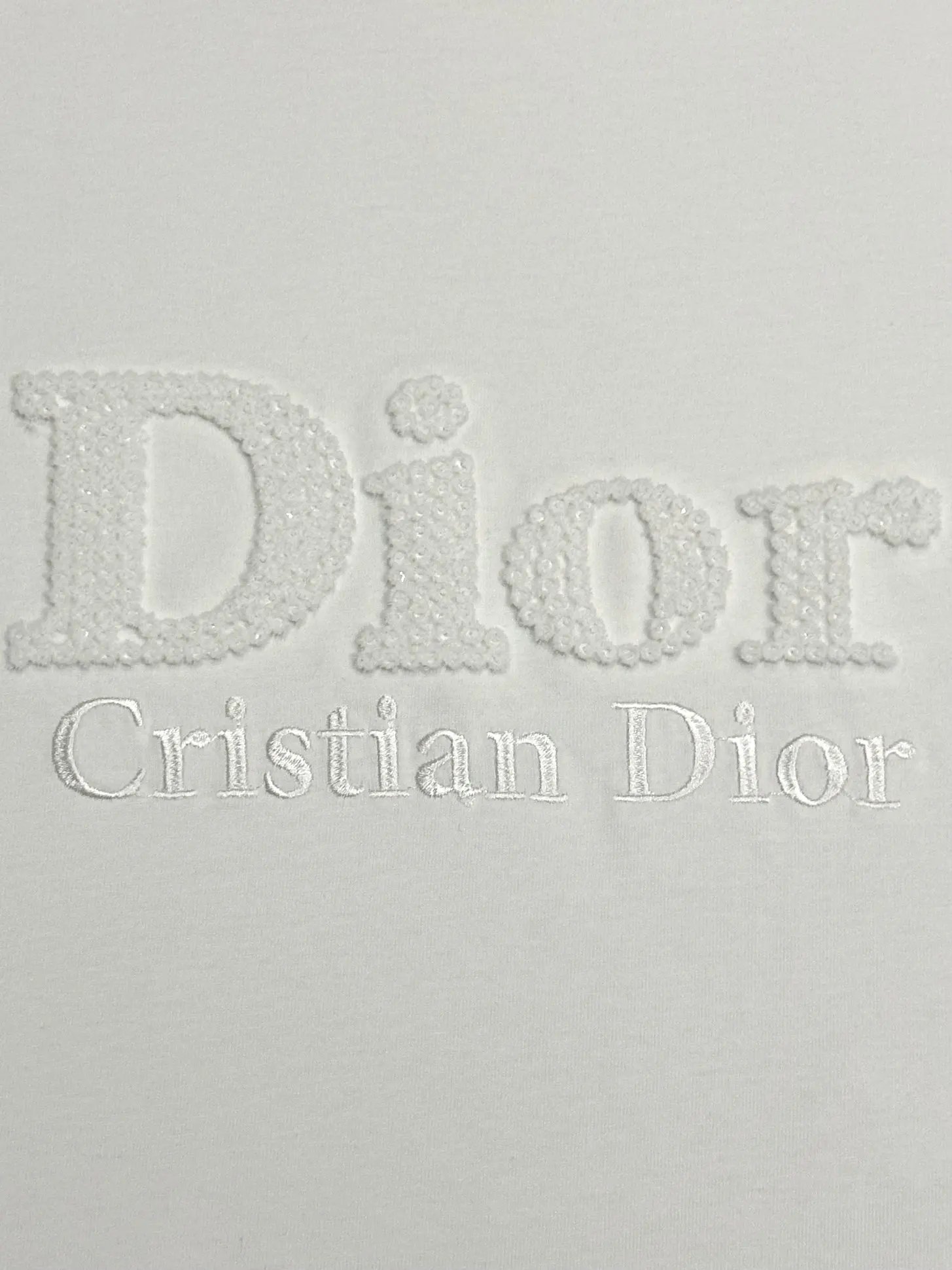 Embroidered Logo Cotton T-Shirt D13513051 — view 4