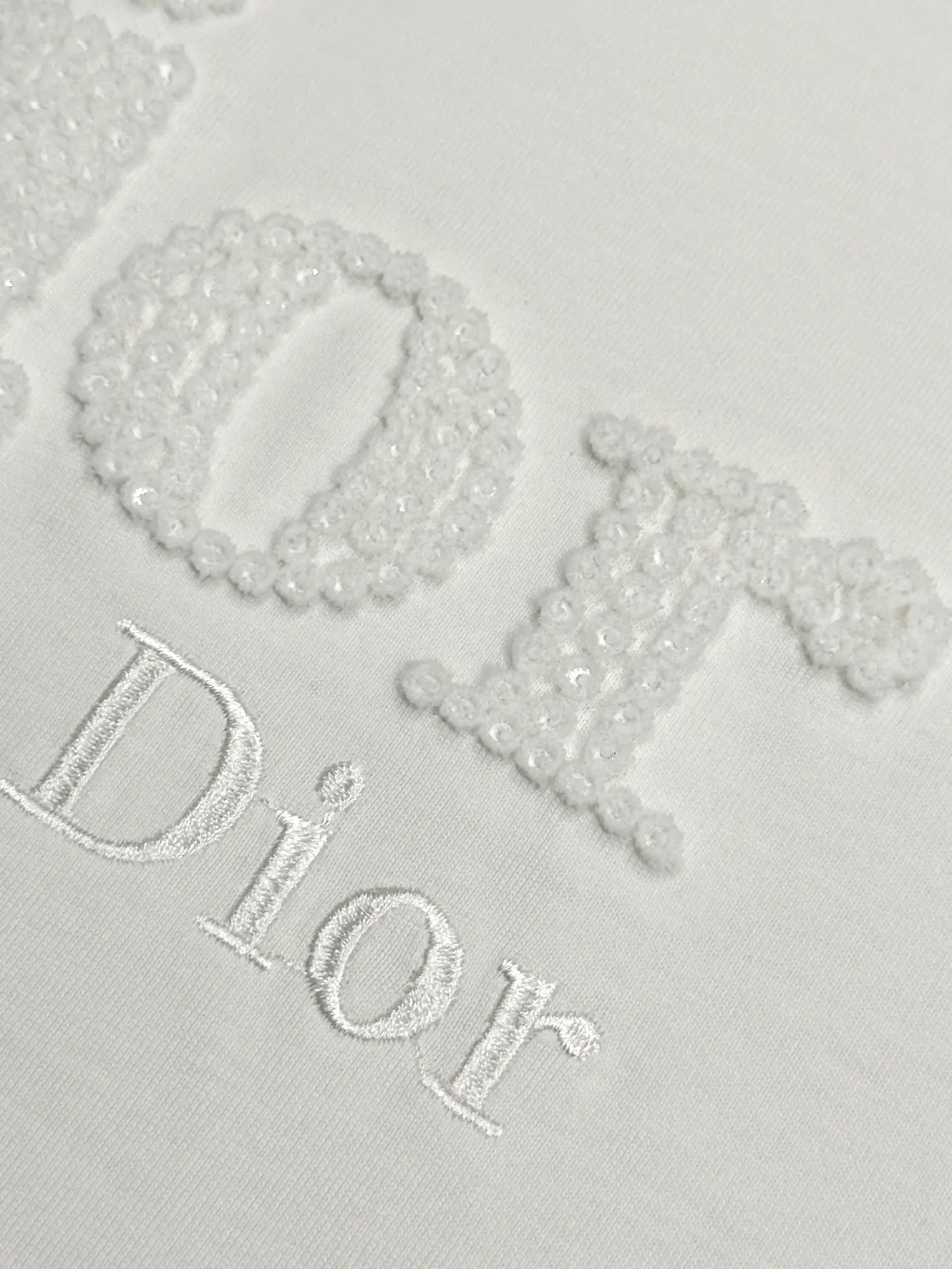 Embroidered Logo Cotton T-Shirt D13513051 — view 6