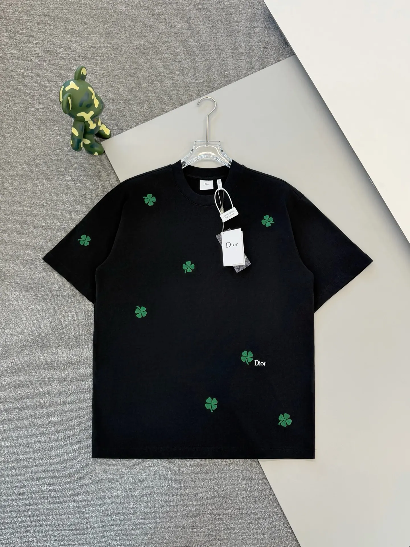 Dior Clover Embroidered Cotton T-Shirt D14013254
