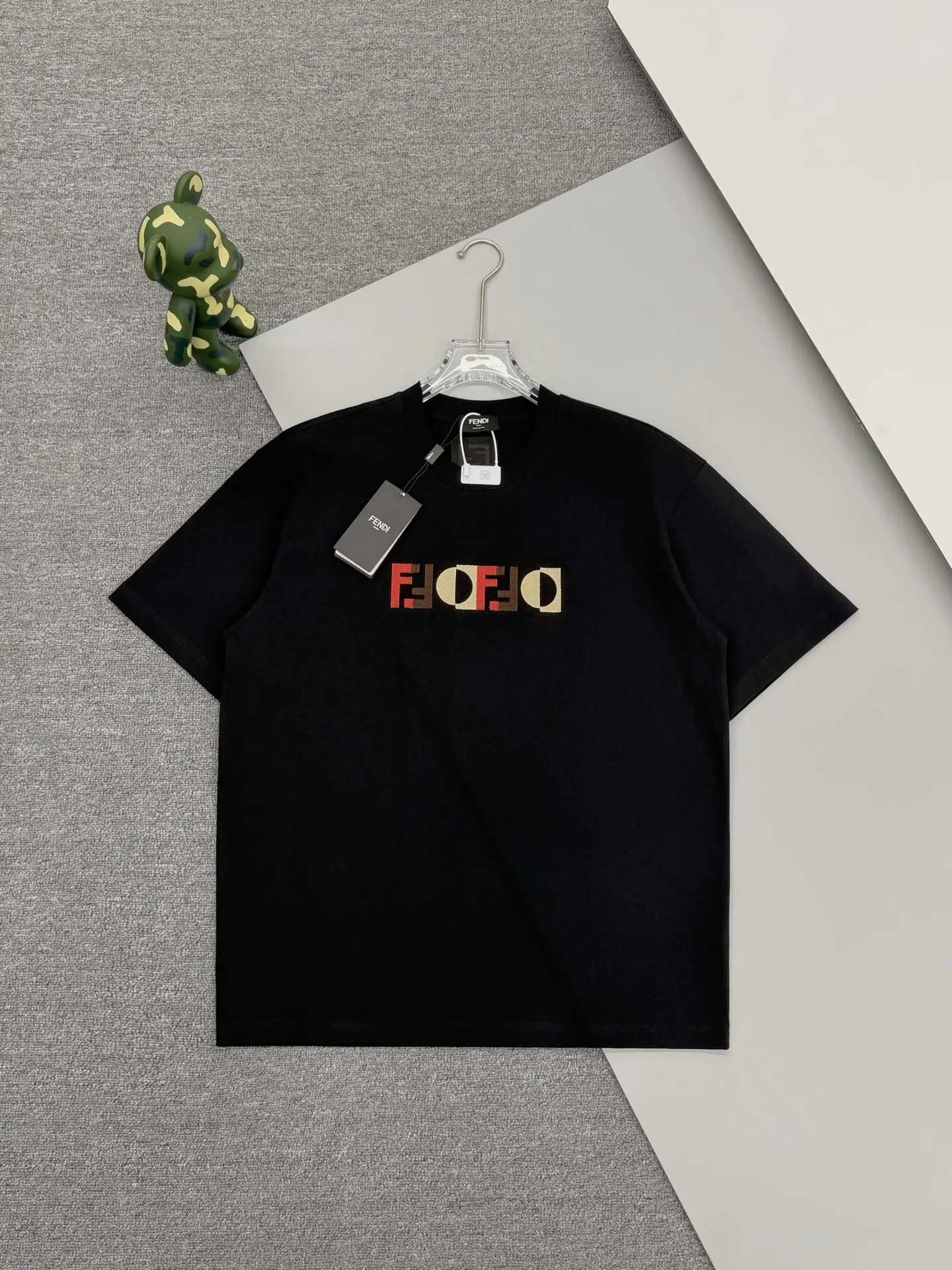 Logo Embroidered Cotton-Jersey T-Shirt D14013252