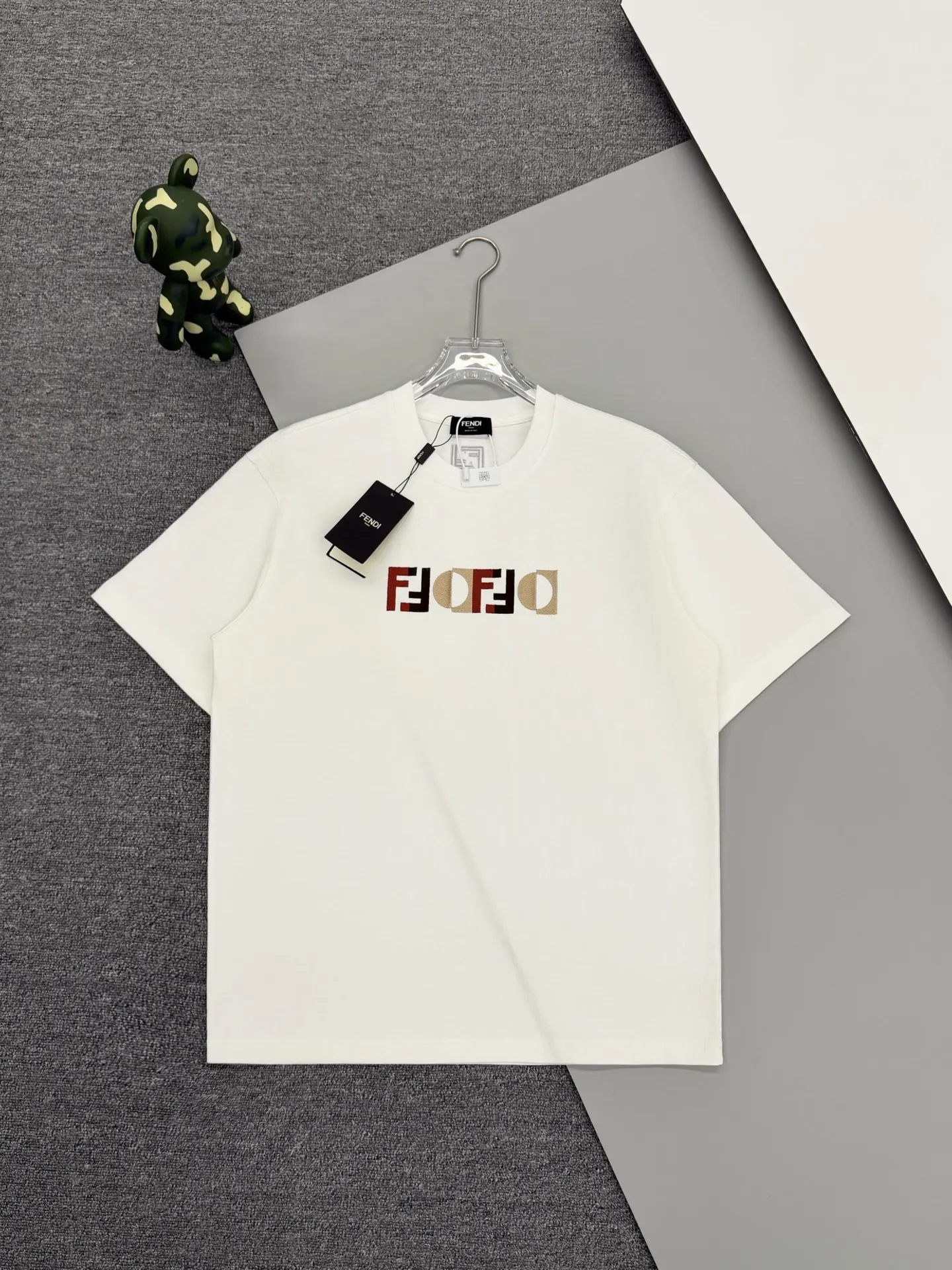 Embroidered Logo Cotton T-Shirt D14013251