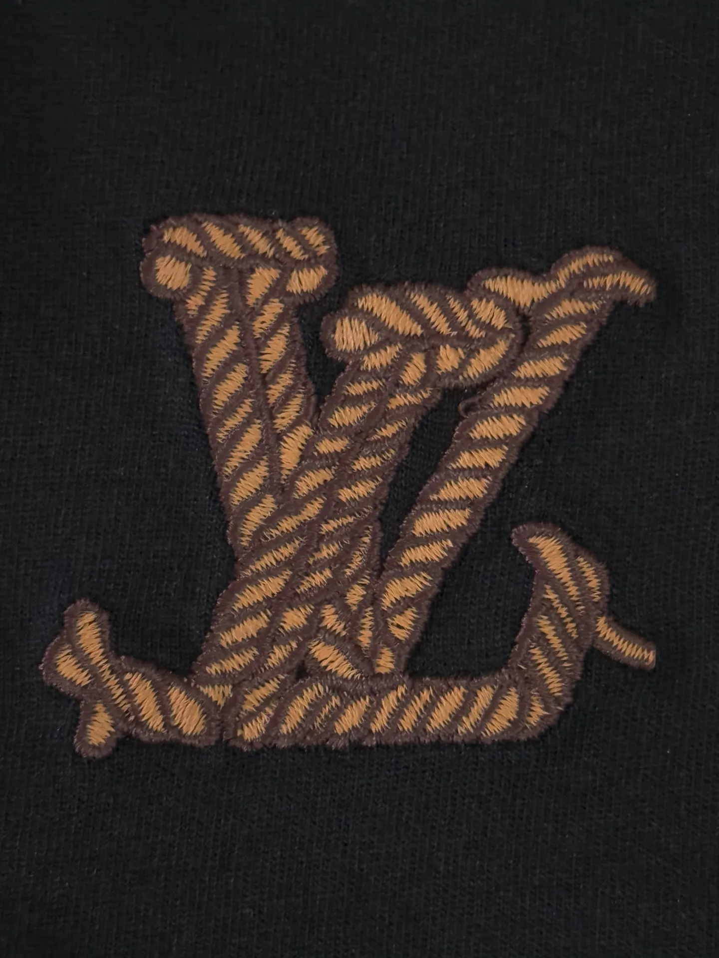 Embroidered Cowboy Lasso Cotton T-Shirt D14513056 — view 5
